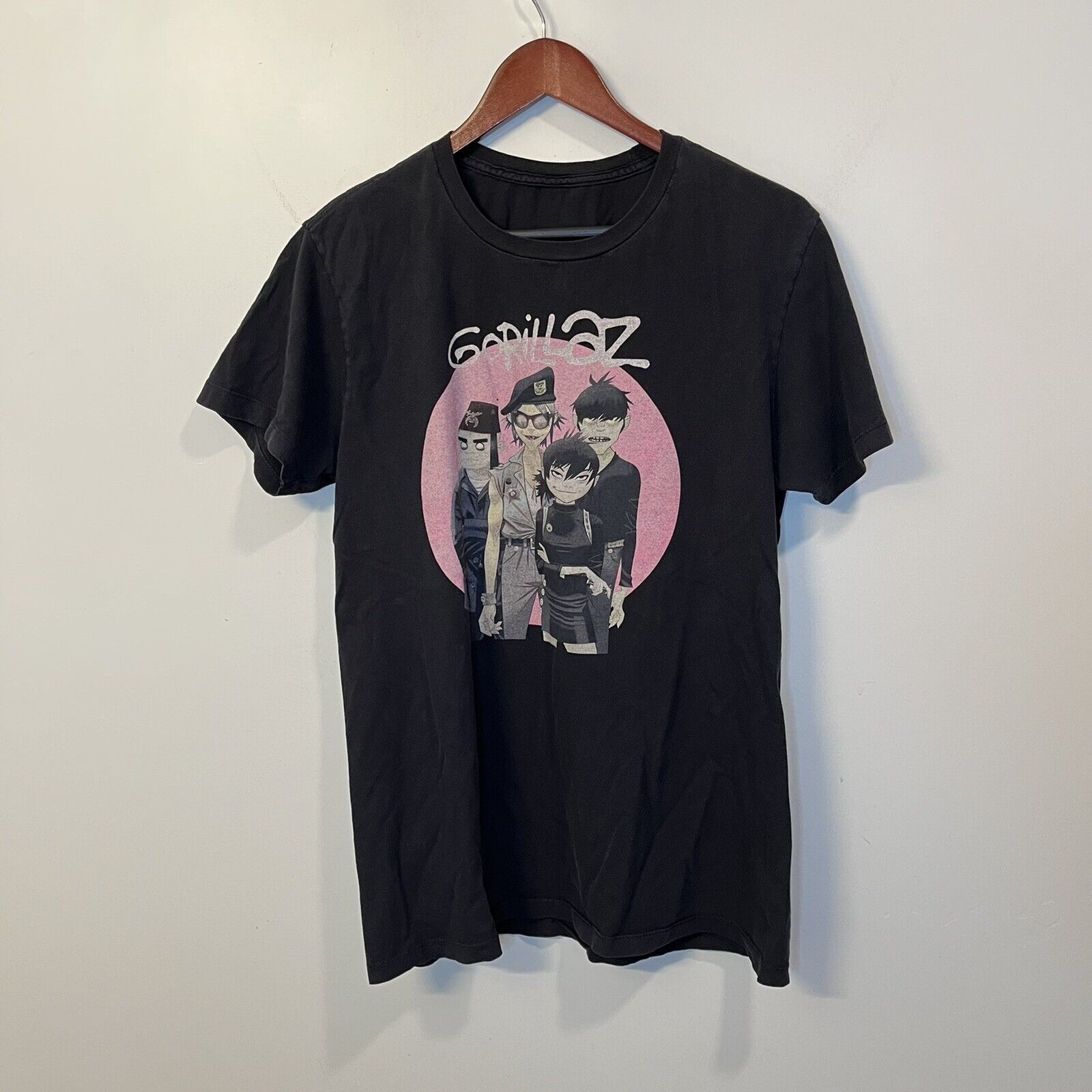 Pacific GORILLAZ Band T-shirt, Men's Size L (approx.) cotton black type Vintage Second Hand