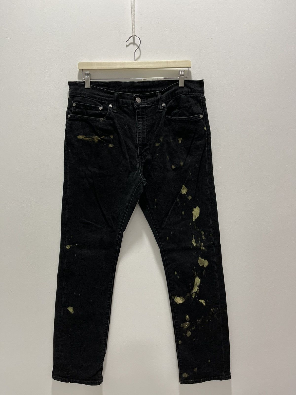 Levi's VINTAGE LEVIS 513 SPLATTER PAINTS STRETCHED DISTRESSED JEANS Size US 32 / EU 48 - 1 Thumbnail