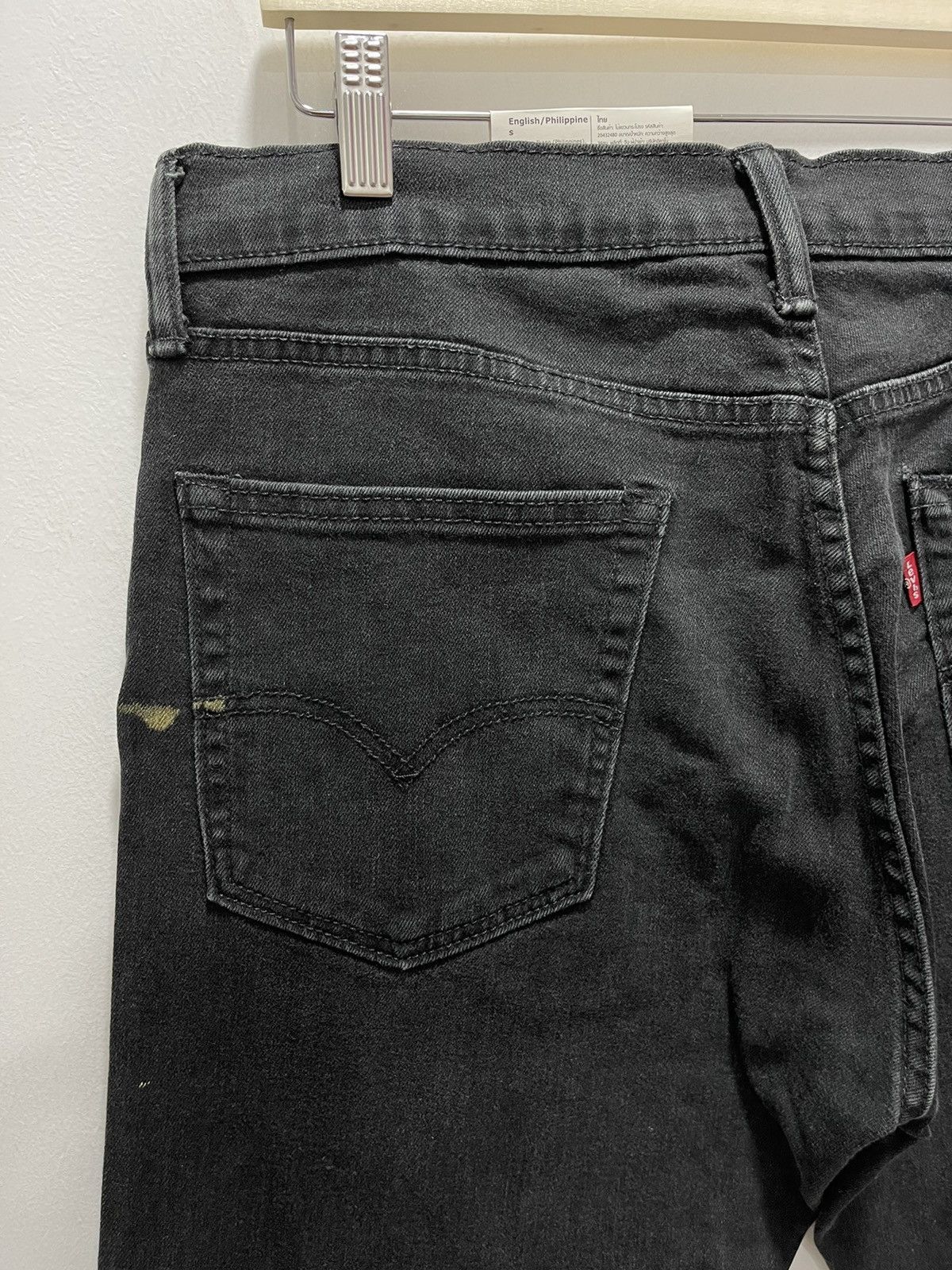 Levi's VINTAGE LEVIS 513 SPLATTER PAINTS STRETCHED DISTRESSED JEANS Size US 32 / EU 48 - 9 Thumbnail