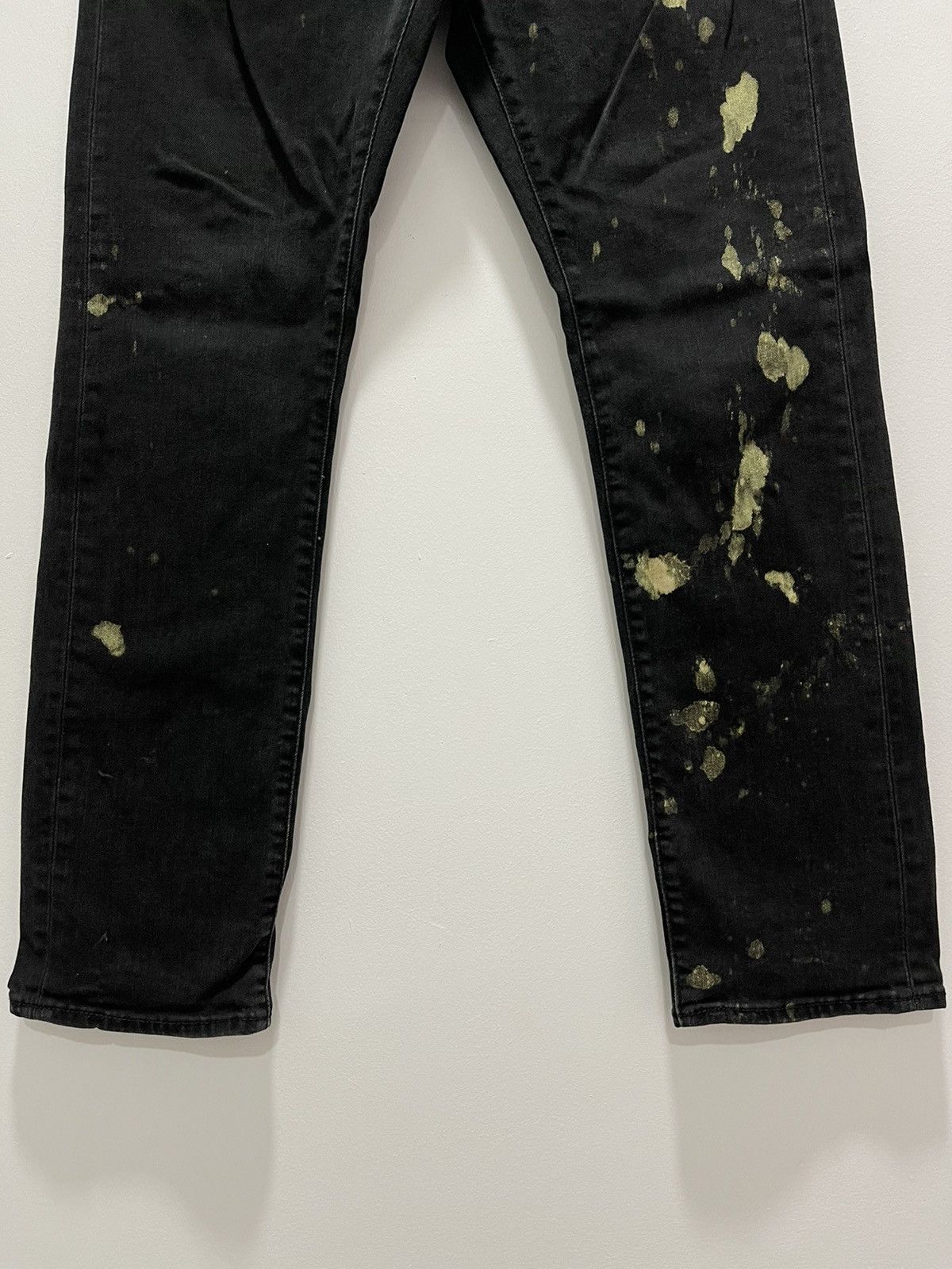 Levi's VINTAGE LEVIS 513 SPLATTER PAINTS STRETCHED DISTRESSED JEANS Size US 32 / EU 48 - 5 Thumbnail
