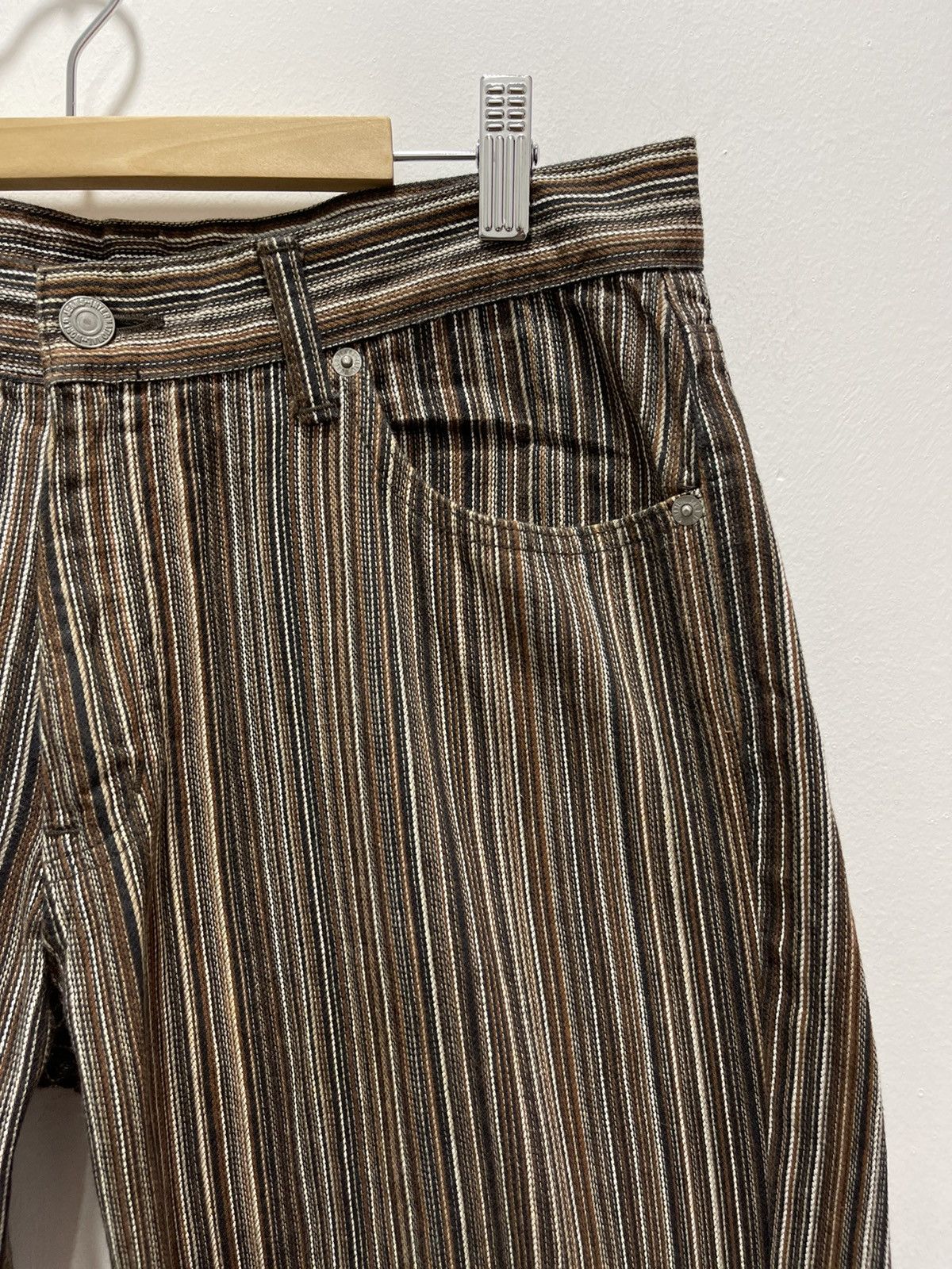Japanese Brand JAPANESE BIG SMITH VERTICAL STRIPED PANTS MADE IN JAPAN Size US 32 / EU 48 - 2 Thumbnail