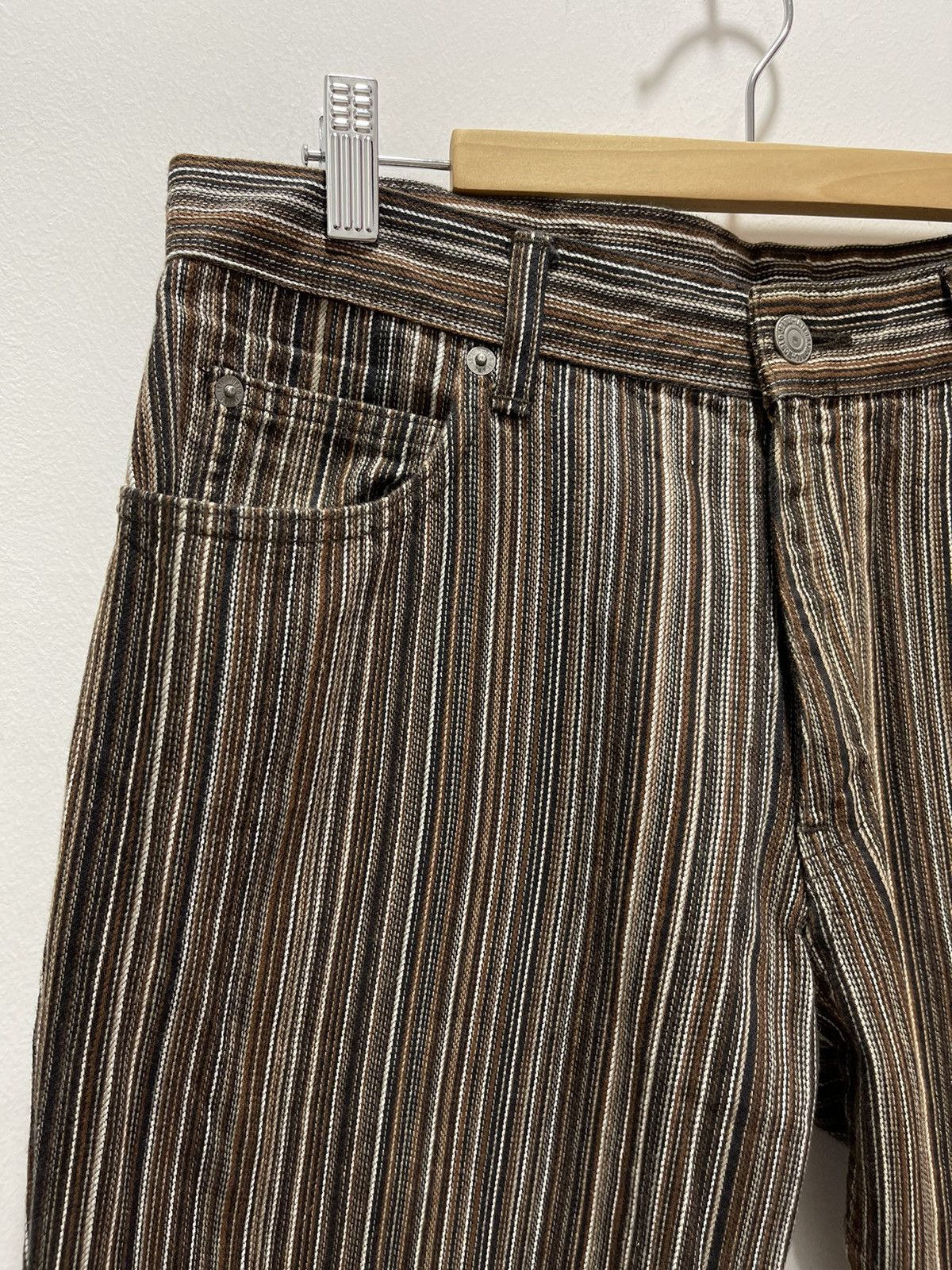 Japanese Brand JAPANESE BIG SMITH VERTICAL STRIPED PANTS MADE IN JAPAN Size US 32 / EU 48 - 3 Thumbnail
