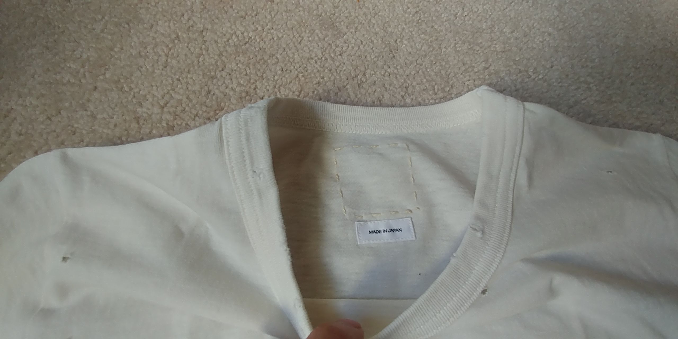 Visvim Crew Tee S/S Crash *FIL Exclusive Off White 1 S 2020 UWOT Size US S / EU 44-46 / 1 - 2 Thumbnail