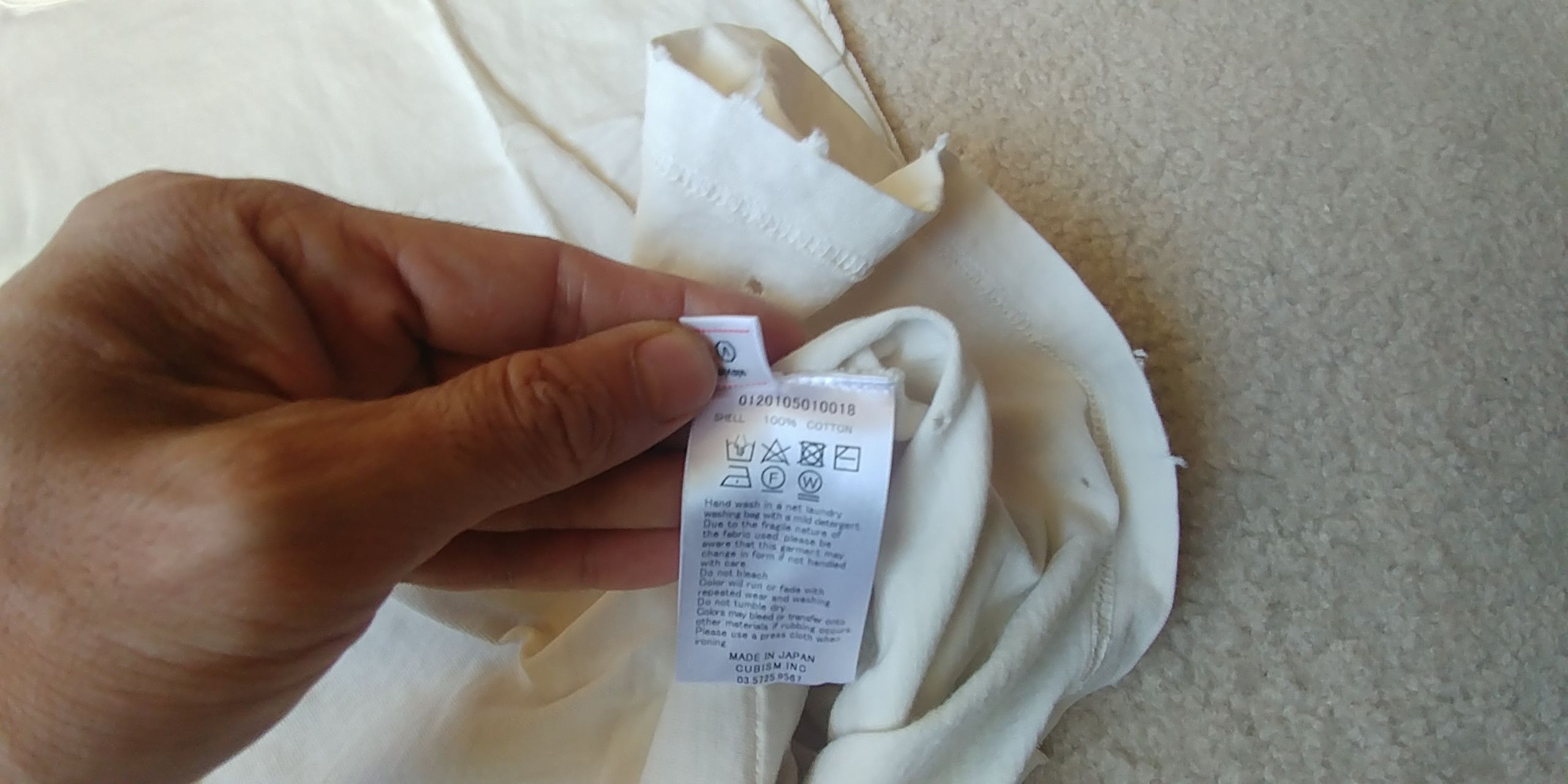 Visvim Crew Tee S/S Crash *FIL Exclusive Off White 1 S 2020 UWOT Size US S / EU 44-46 / 1 - 4 Thumbnail