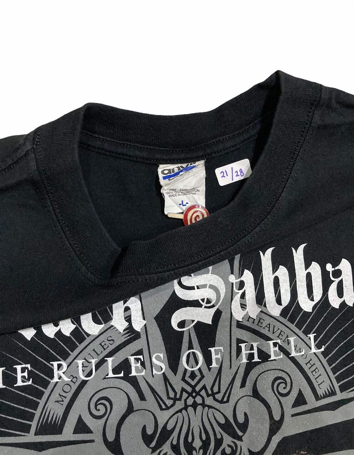 Band Tees Vintage Black Sabbath Size US L / EU 52-54 / 3 - 3 Thumbnail