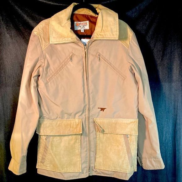 Vintage 70’s Step 2 Sportcaster khaki jacket. Lots of pocket