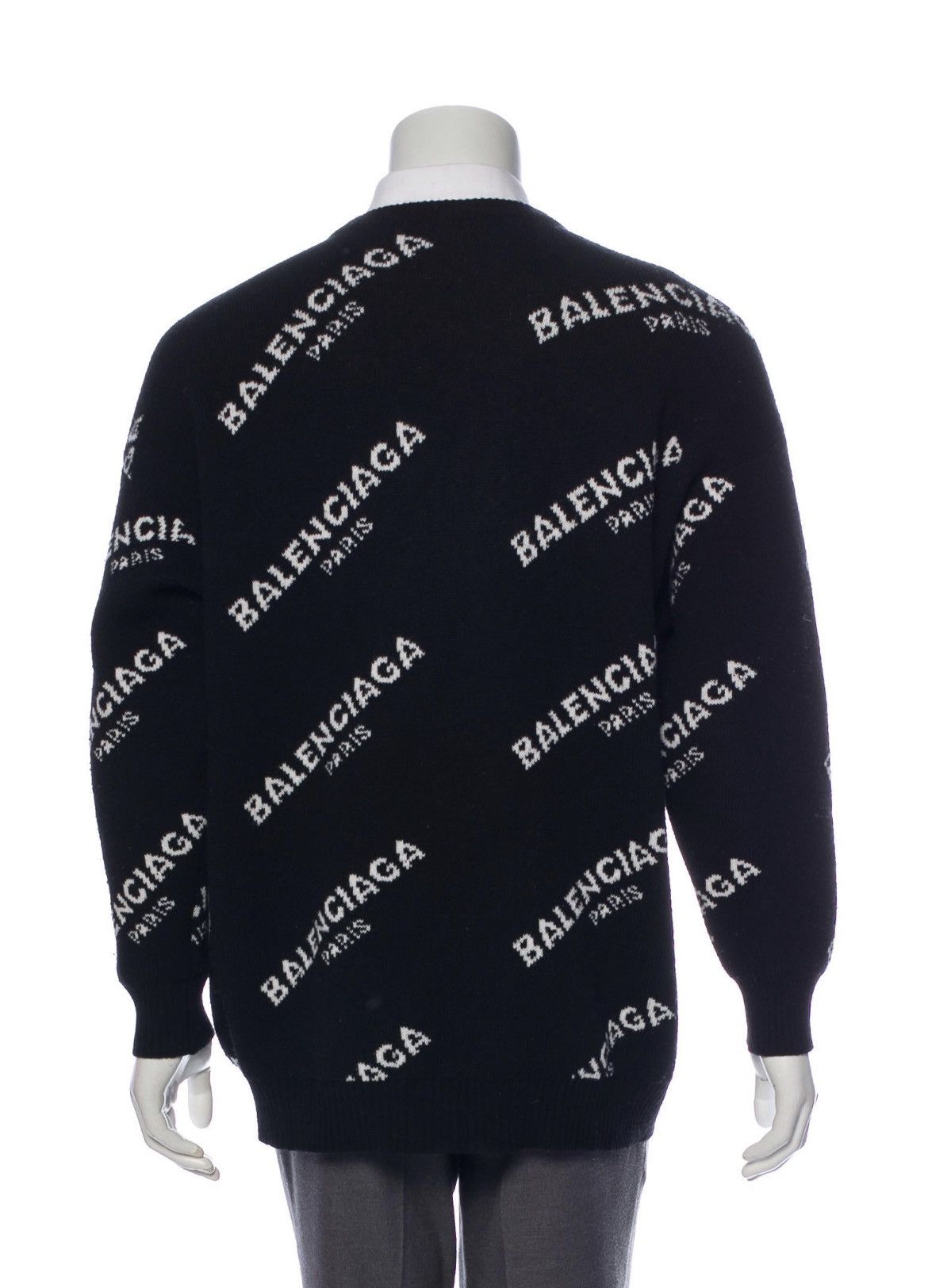 Balenciaga Balenciaga Intarsia Sweater Size US M / EU 48-50 / 2 - 3 Thumbnail