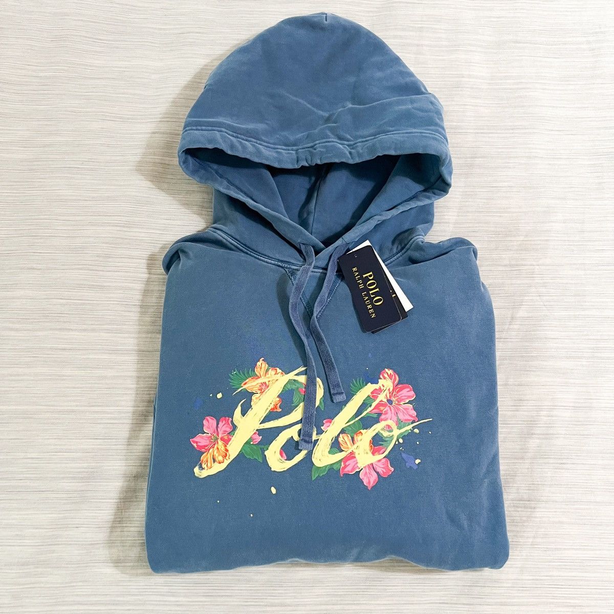 Polo Ralph Lauren Polo Ralph Lauren Painted Floral Script Logo Hoodie Size US XXL / EU 58 / 5 - 5 Thumbnail