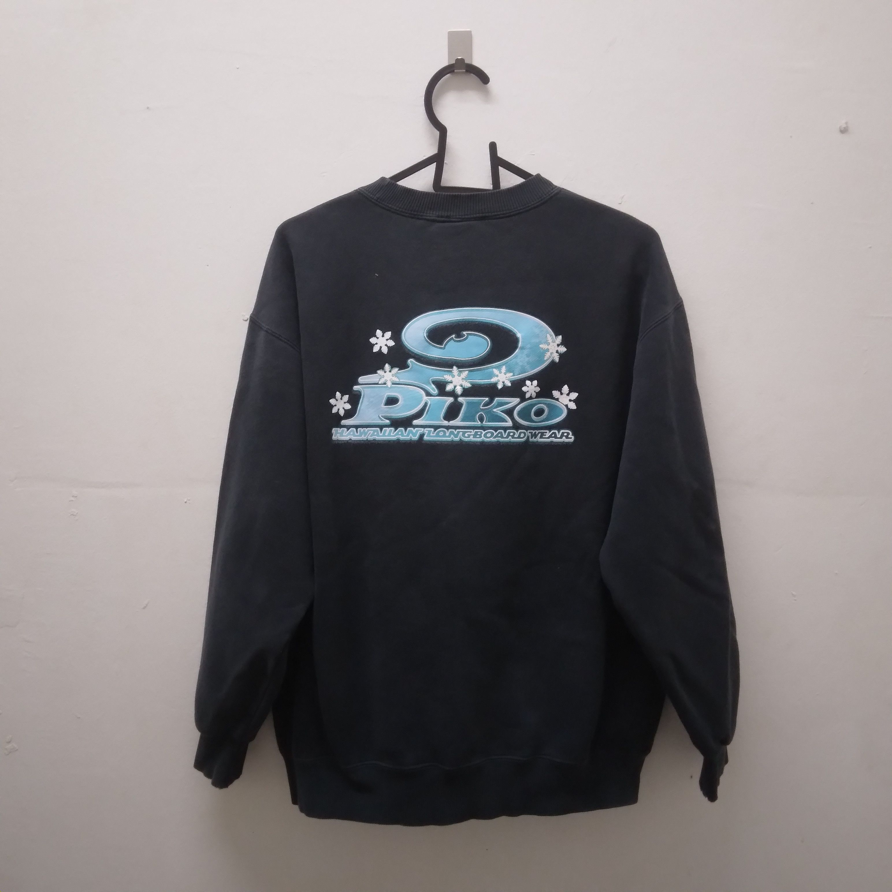 Japanese Brand × Vintage VTG Piko Hawaiian Longboard Big Logo Sweatshirt Size US M / EU 48-50 / 2 - 1 Thumbnail