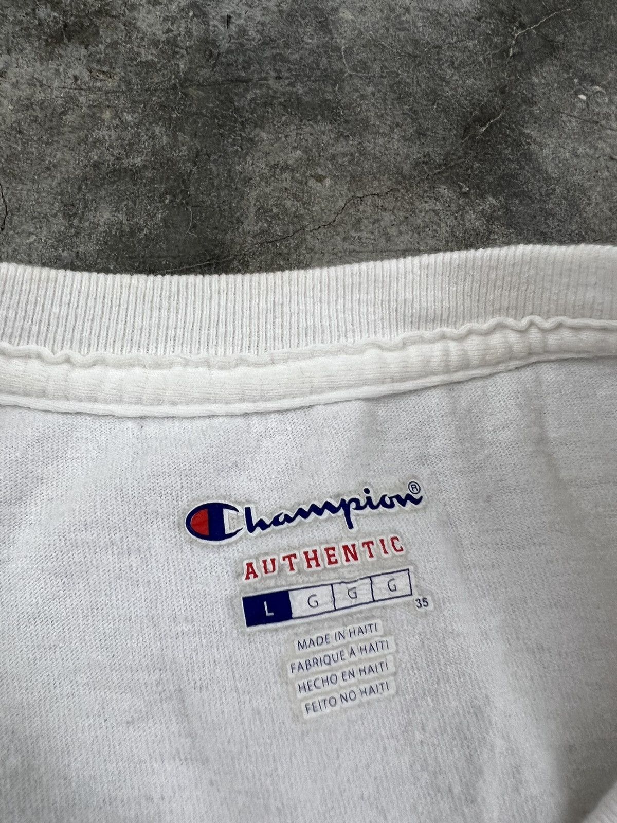 Champion × Fuck The Population OG Fuck The Population x Champion Core Logo Tee White Large Size US L / EU 52-54 / 3 - 4 Thumbnail