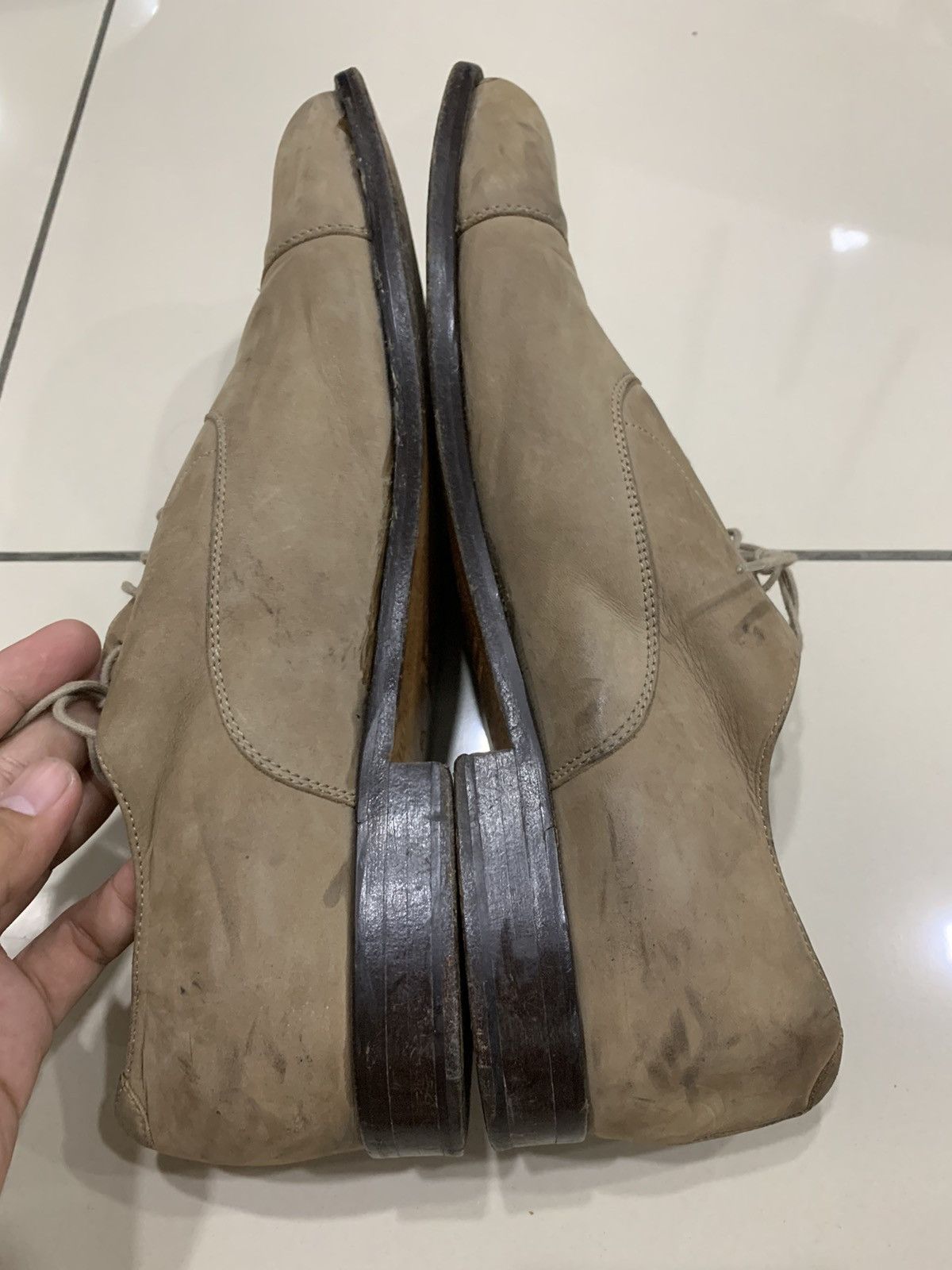 Acne Studios ACNE STUDIOS SUEDE LEATHER OXFORD SHOES Size US 8 / EU 41 - 10 Thumbnail