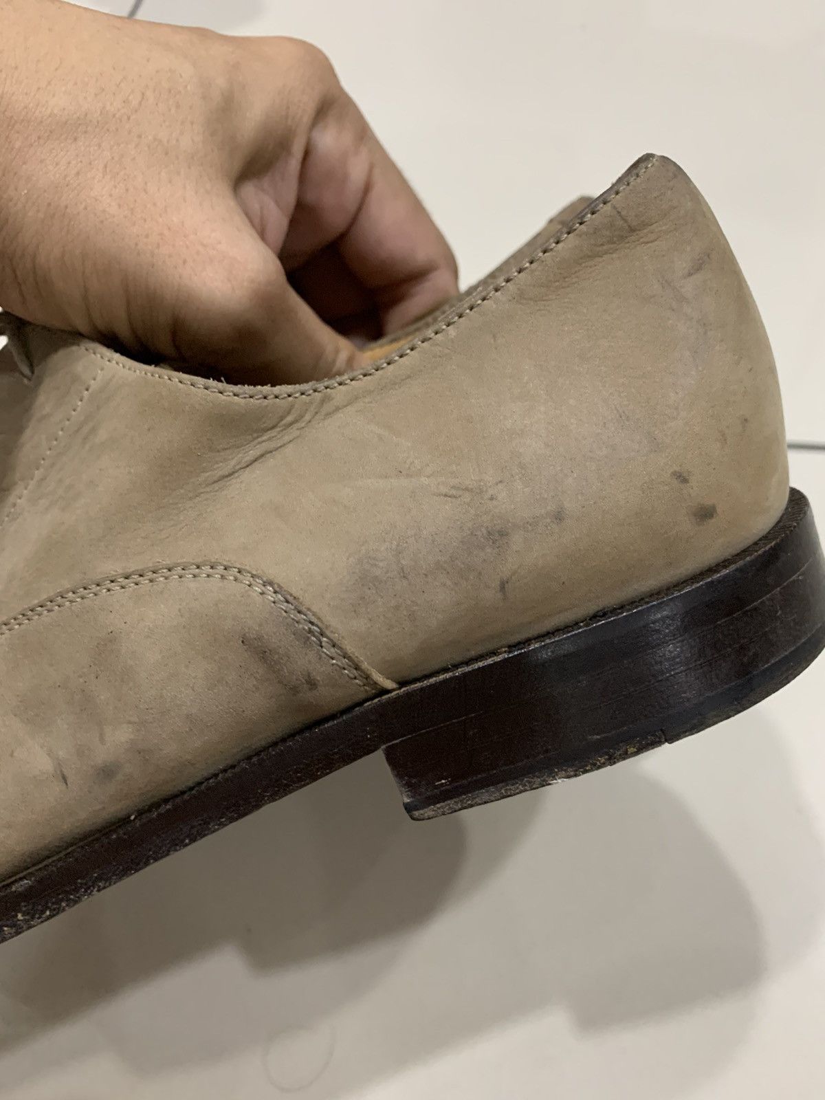 Acne Studios ACNE STUDIOS SUEDE LEATHER OXFORD SHOES Size US 8 / EU 41 - 9 Thumbnail