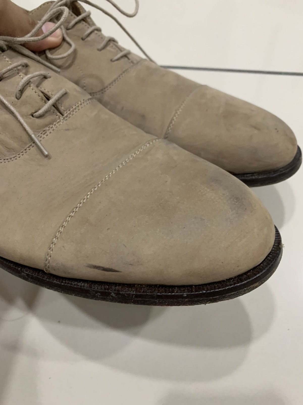 Acne Studios ACNE STUDIOS SUEDE LEATHER OXFORD SHOES Size US 8 / EU 41 - 8 Thumbnail