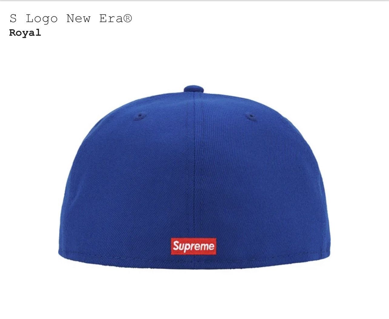 Supreme NEWERA S Logo Devil Cap 7 3/8