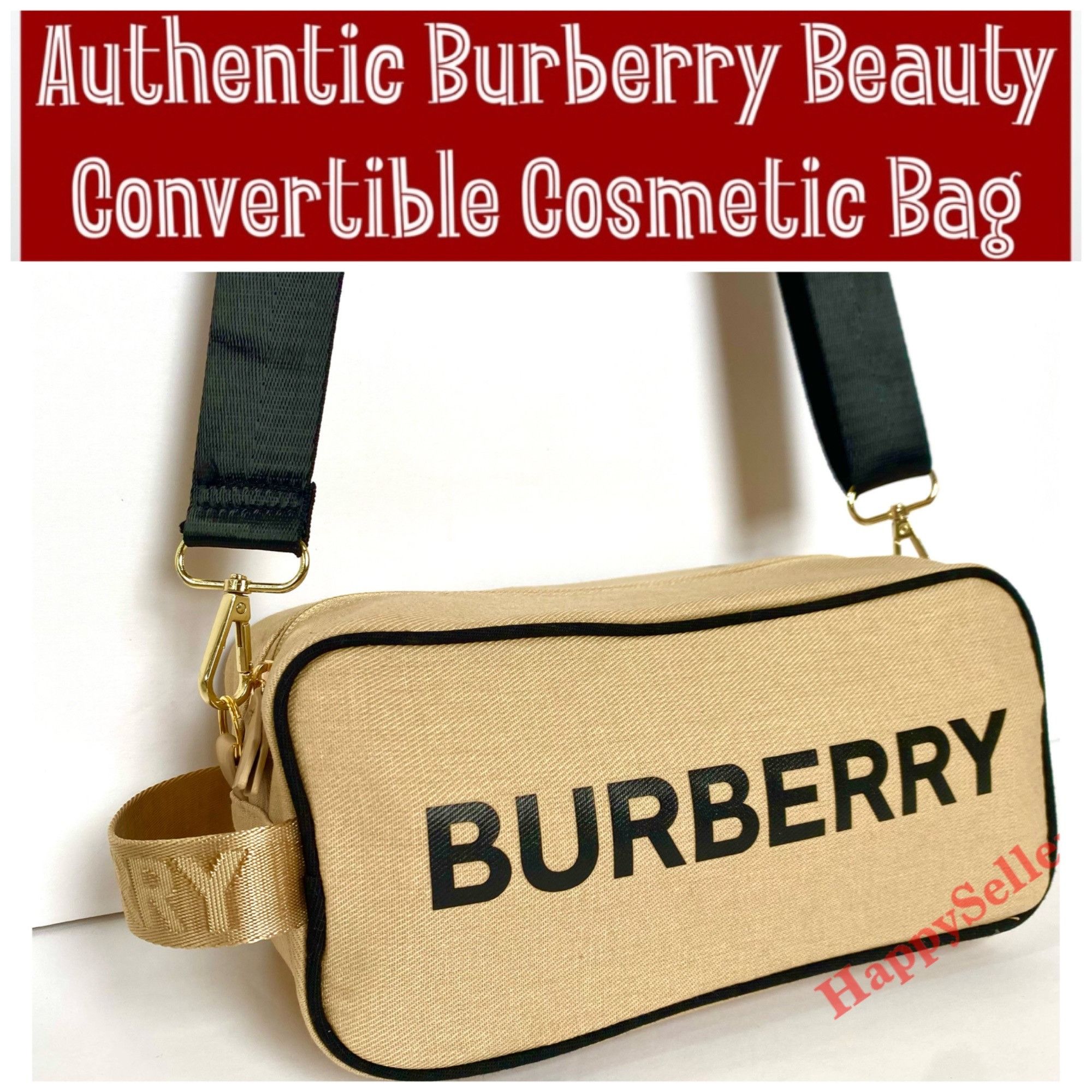 Burberry Crossbody Bag Pouch Dopp Kit Shaving Case