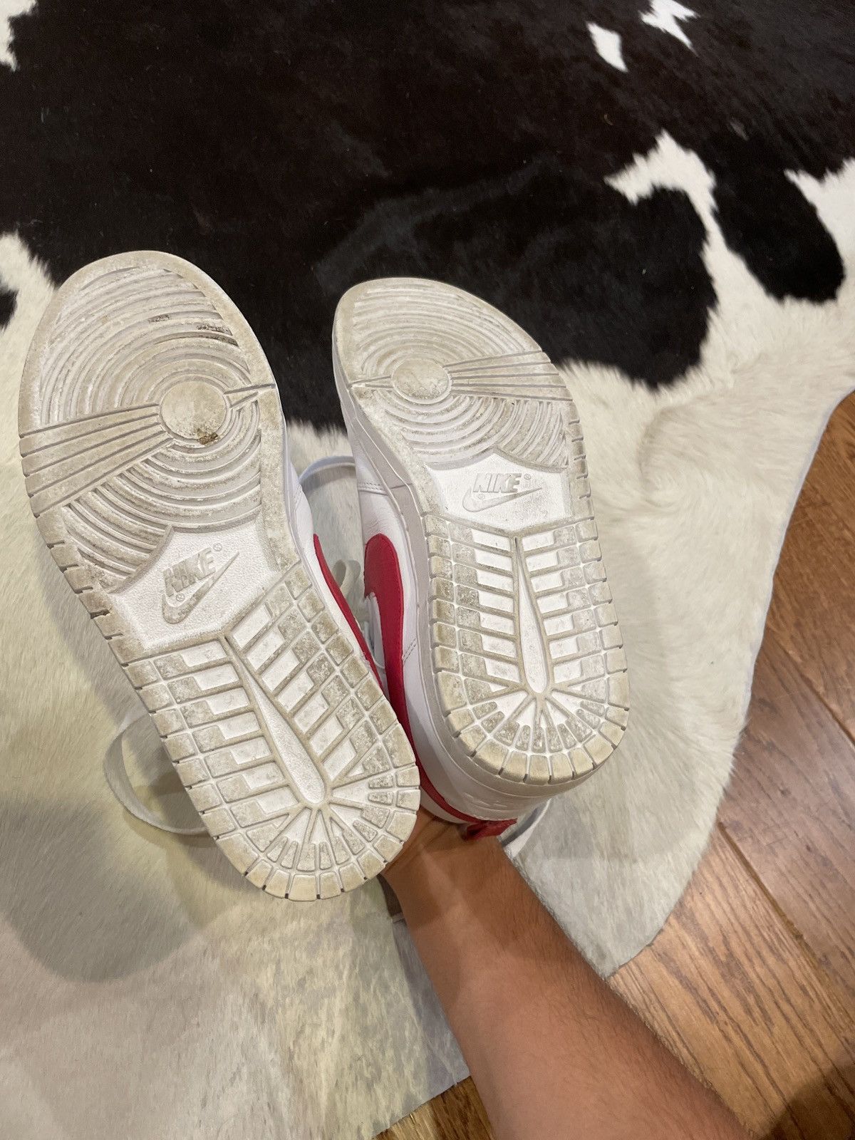 Nike RICCARDO TISCI X NIKELAB DUNK LUX CHUKKA 'WHITE RED' Size US 11 / EU 44 - 5 Thumbnail