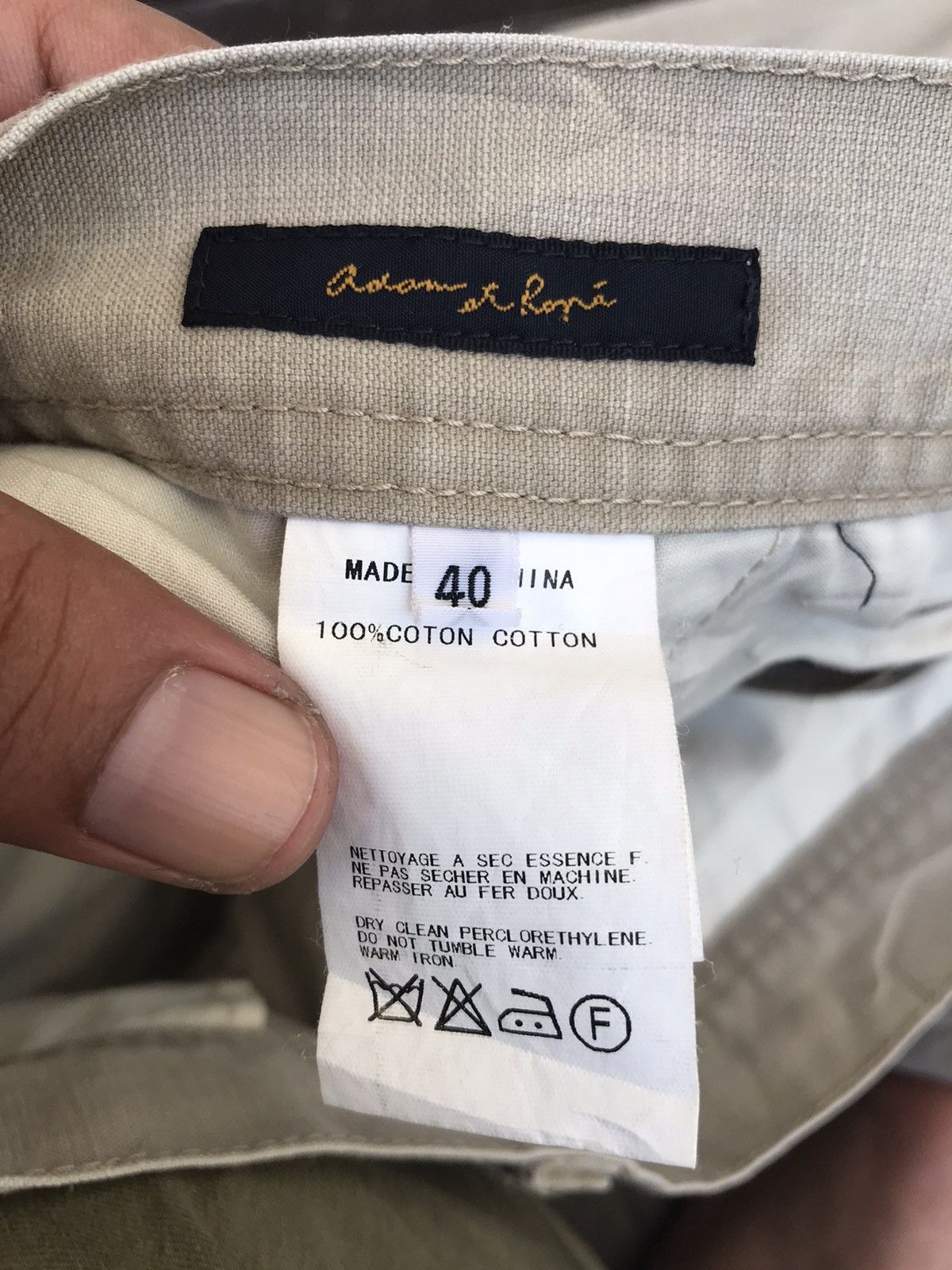 ADAM ET ROPE × Designer × Japanese Brand adam et Rope Japan Designer Dope Round Pockets Gardener Pant Size US 32 / EU 48 - 11 Thumbnail