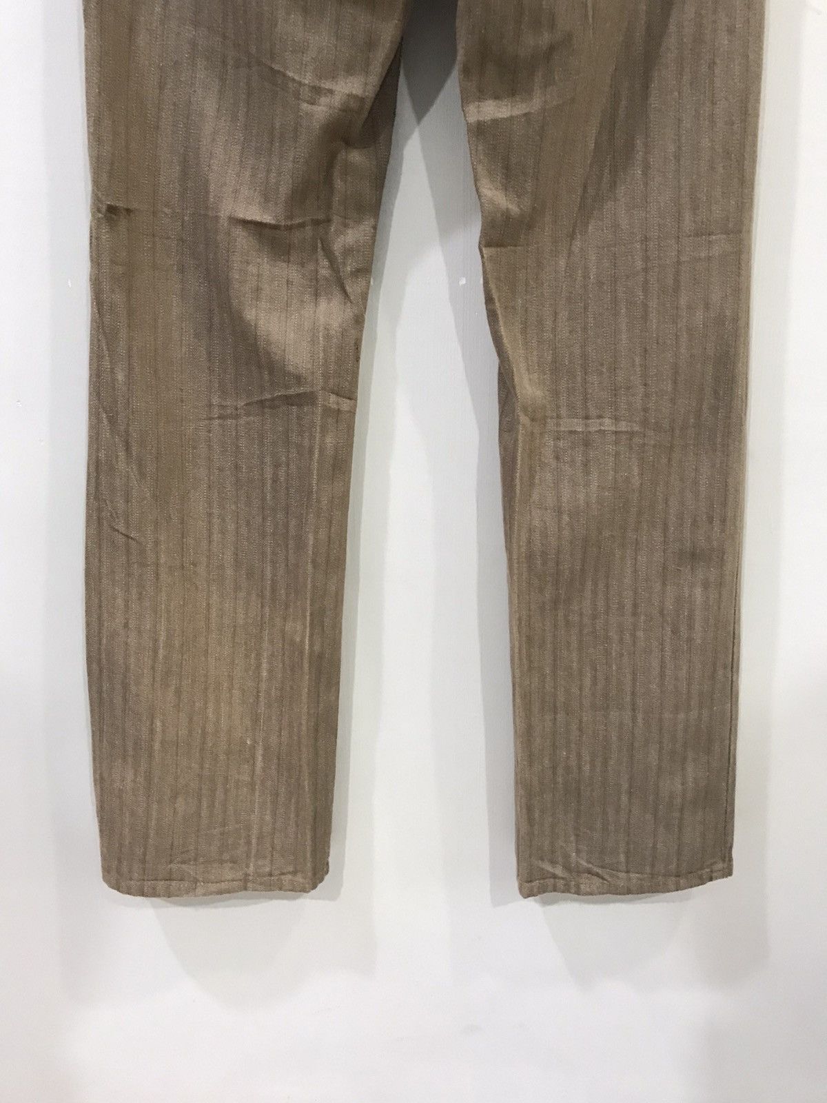 Japanese Brand big smith Japan Vertical Stripe Fabric Pant Size US 29 - 9 Thumbnail
