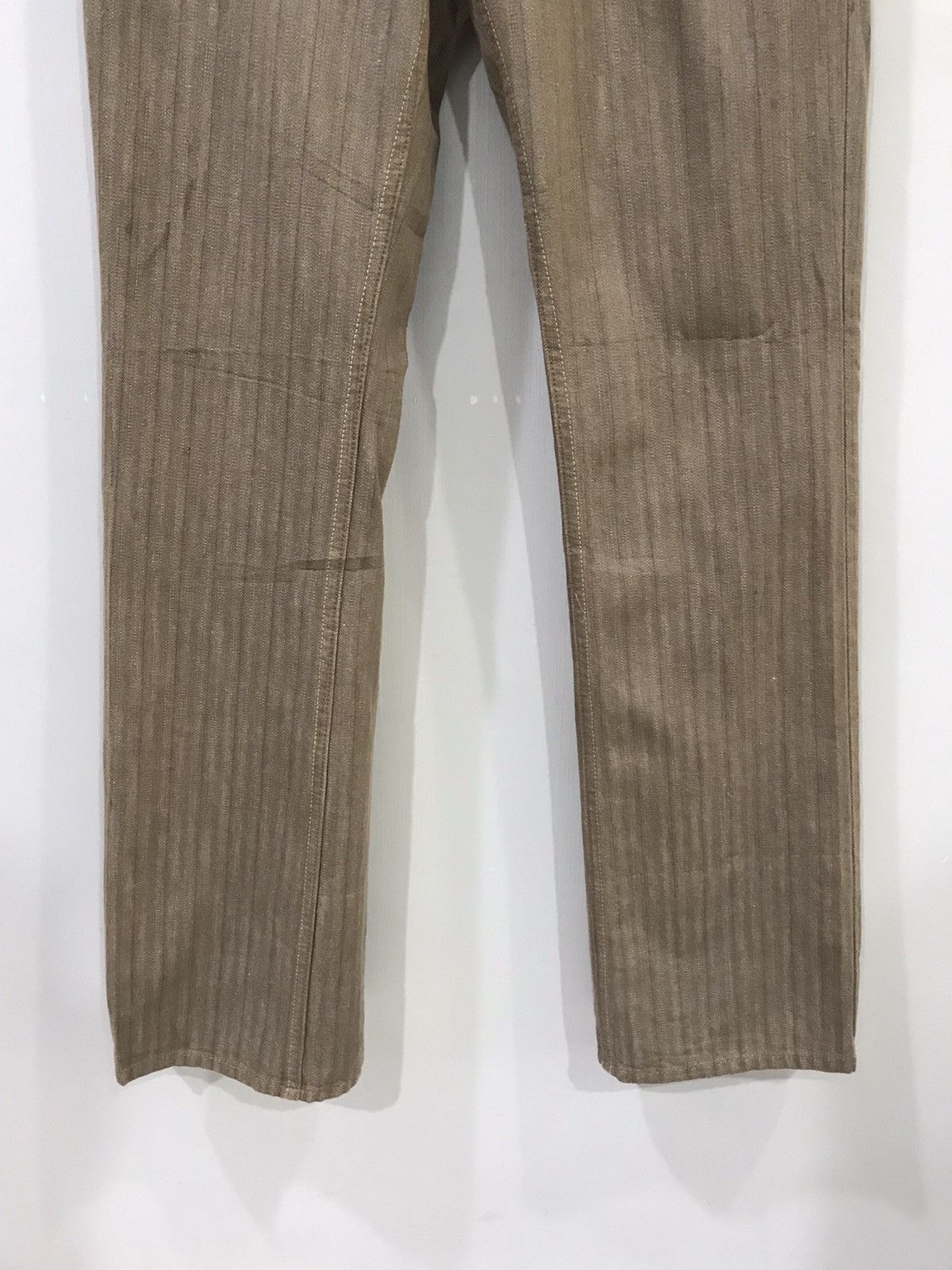 Japanese Brand big smith Japan Vertical Stripe Fabric Pant Size US 29 - 4 Thumbnail