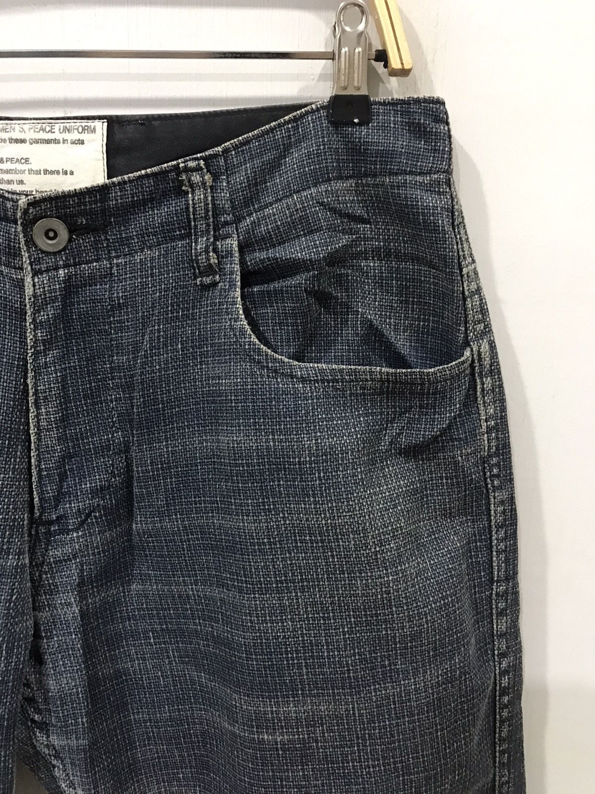 Japanese Brand × Johnbull JOHNBULL Japan Indigo Hard Linen Pant Size US 32 / EU 48 - 2 Thumbnail