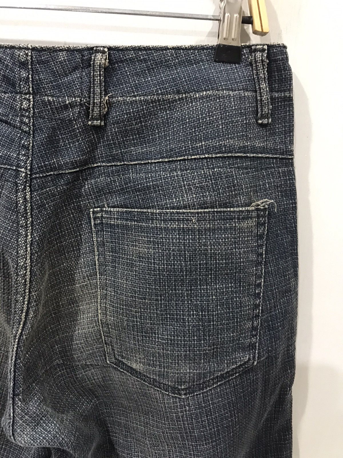 Japanese Brand × Johnbull JOHNBULL Japan Indigo Hard Linen Pant Size US 32 / EU 48 - 10 Thumbnail