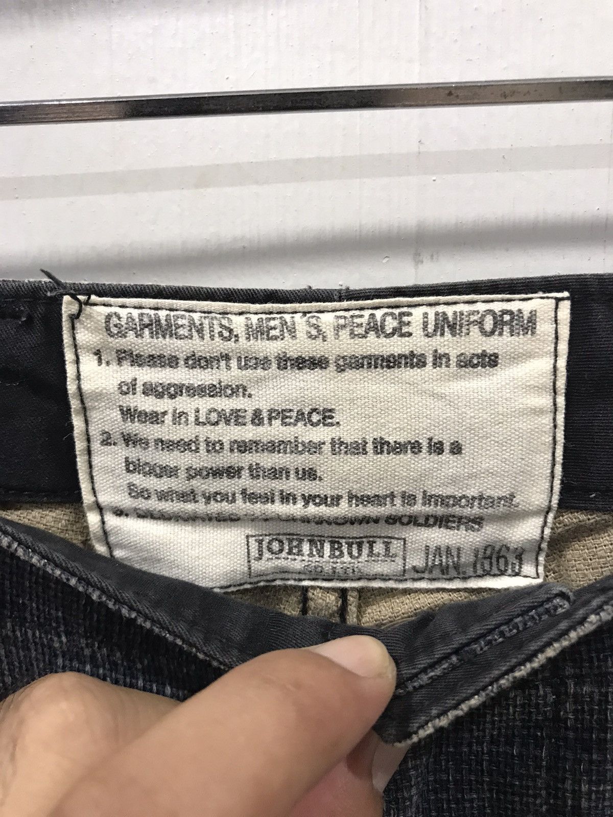 Japanese Brand × Johnbull JOHNBULL Japan Indigo Hard Linen Pant Size US 32 / EU 48 - 8 Thumbnail