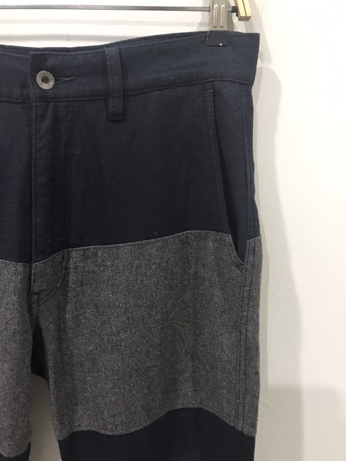 Japanese Brand × Journal Standard Rare Designer VULTURE 2 Tones 3 Fabric Pant Size US 30 / EU 46 - 3 Thumbnail