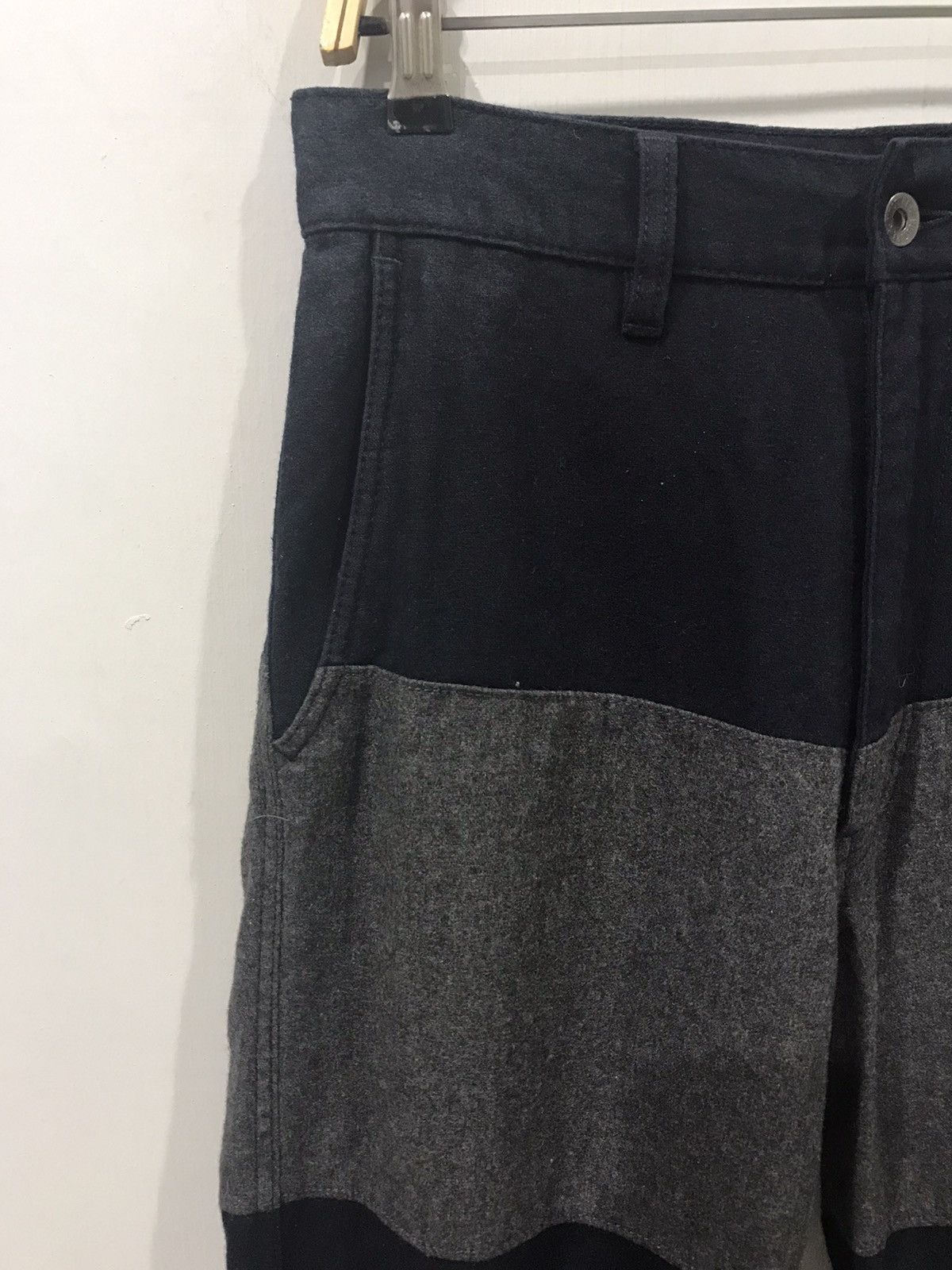 Japanese Brand × Journal Standard Rare Designer VULTURE 2 Tones 3 Fabric Pant Size US 30 / EU 46 - 4 Thumbnail