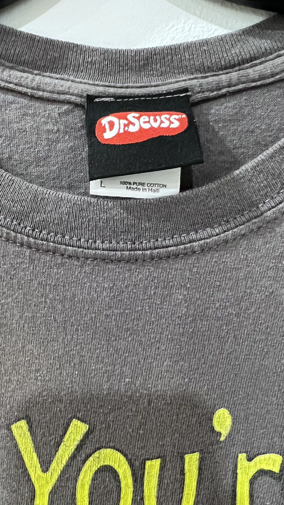 DC Comics × Disney × Vintage 2007 Dr. Seuss "You're a Sly One Mr Grinch" Size Large Size US L / EU 52-54 / 3 - 2 Thumbnail