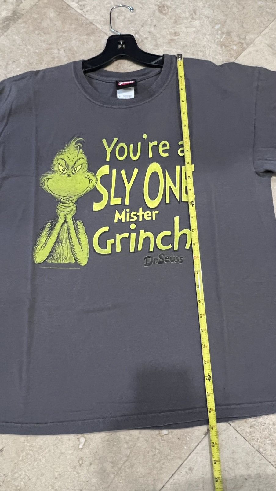 DC Comics × Disney × Vintage 2007 Dr. Seuss "You're a Sly One Mr Grinch" Size Large Size US L / EU 52-54 / 3 - 8 Thumbnail