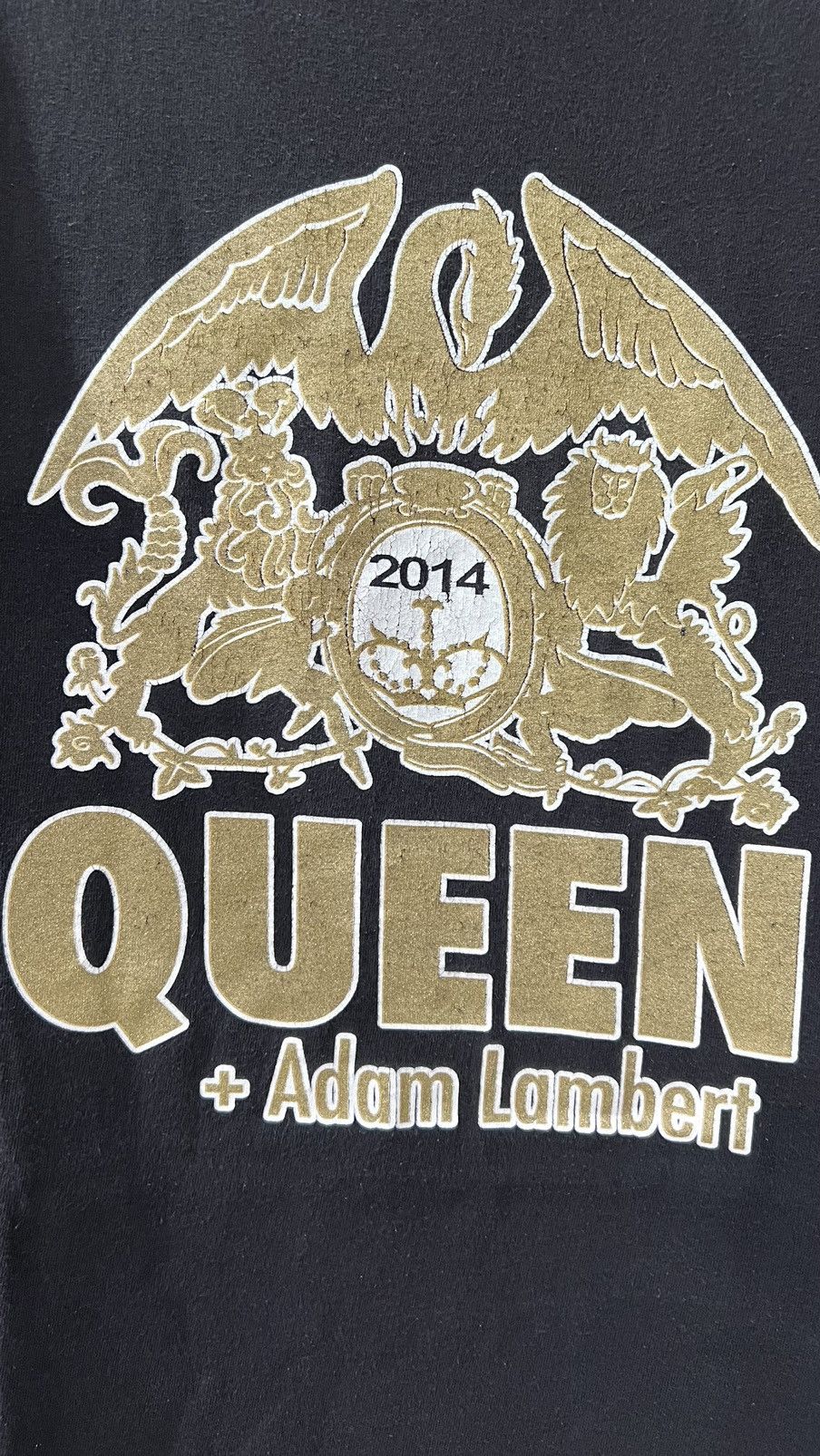 Band Tees × Vintage 2014 Queen + Adam Lambert Live in Concert Tee Size US L / EU 52-54 / 3 - 2 Thumbnail