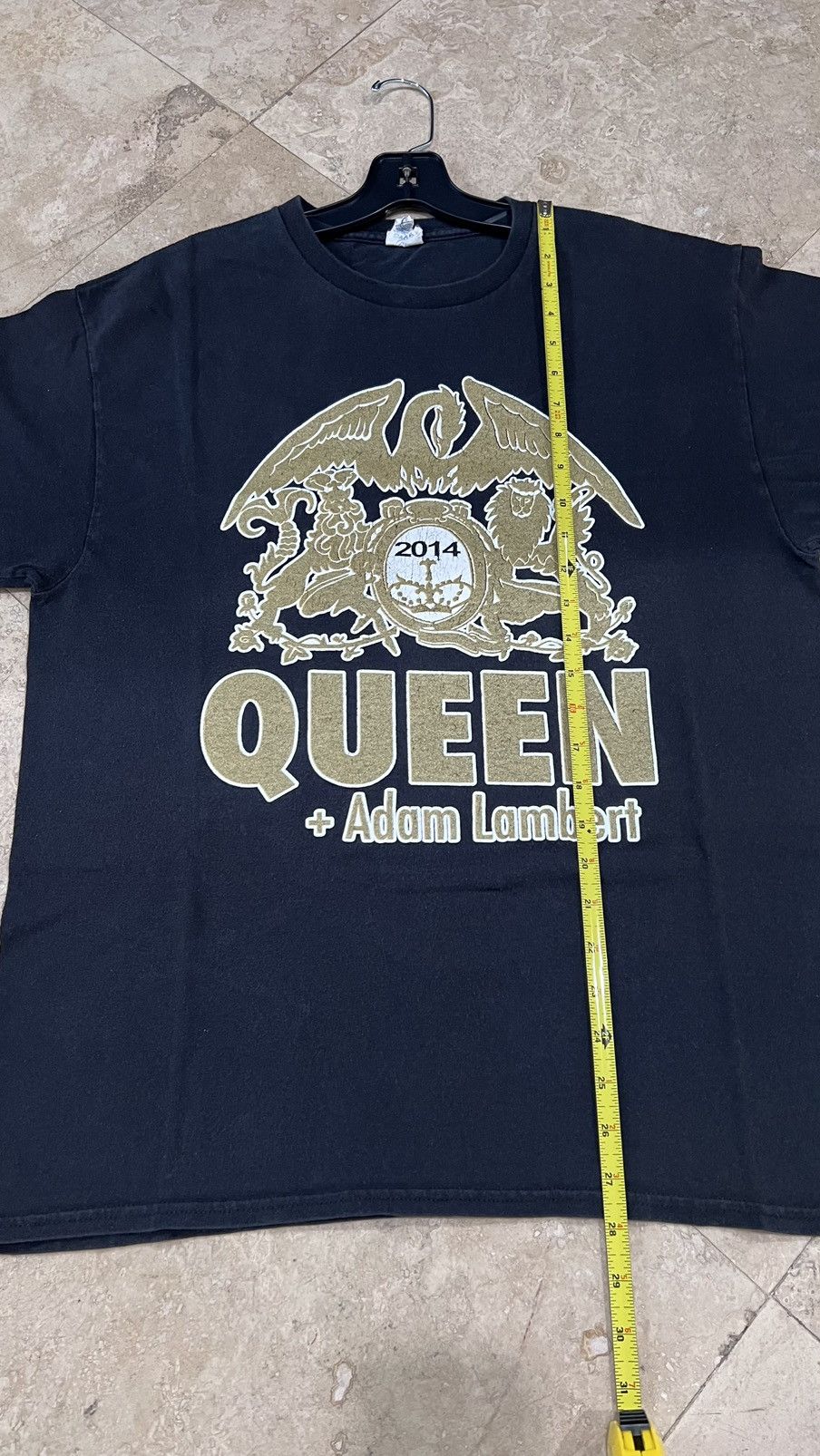 Band Tees × Vintage 2014 Queen + Adam Lambert Live in Concert Tee Size US L / EU 52-54 / 3 - 7 Thumbnail