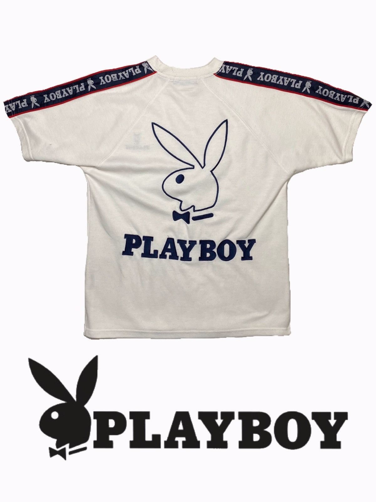Playboy × Vintage Playboy Vintage Side tape big Embroidery logo off hype Japa Size US M / EU 48-50 / 2 - 3 Thumbnail