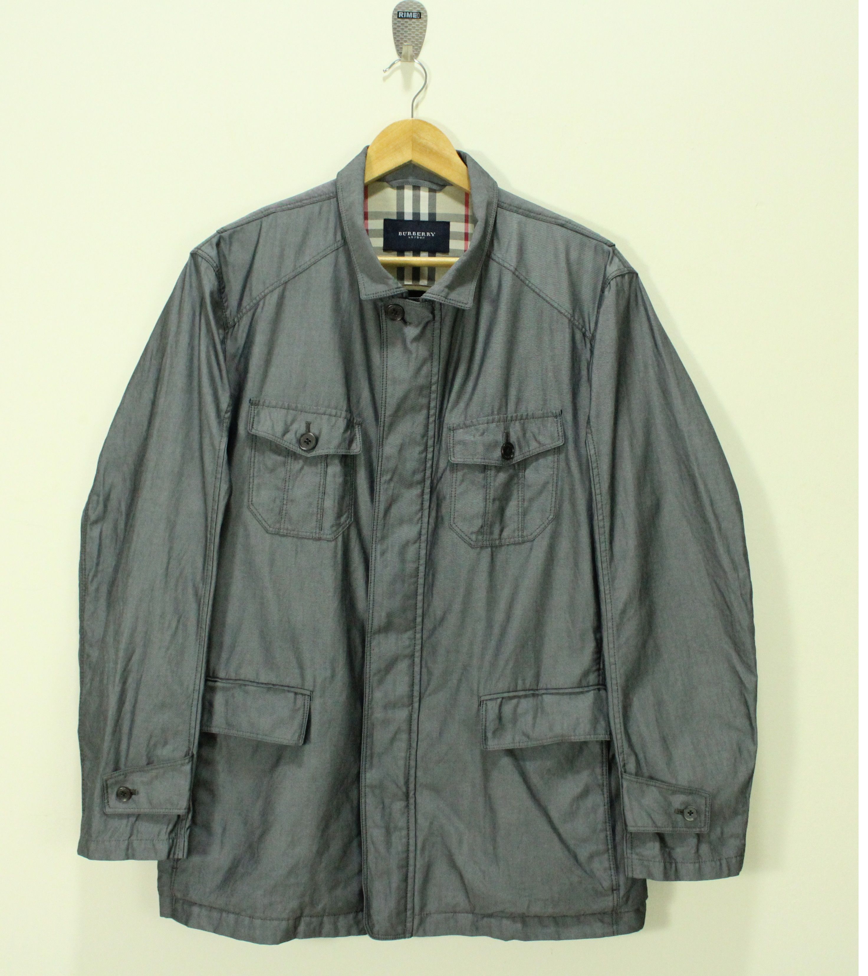 Burberry × Japanese Brand BURBERRY London Jacket Button Ups Size US L / EU 52-54 / 3 - 1 Thumbnail