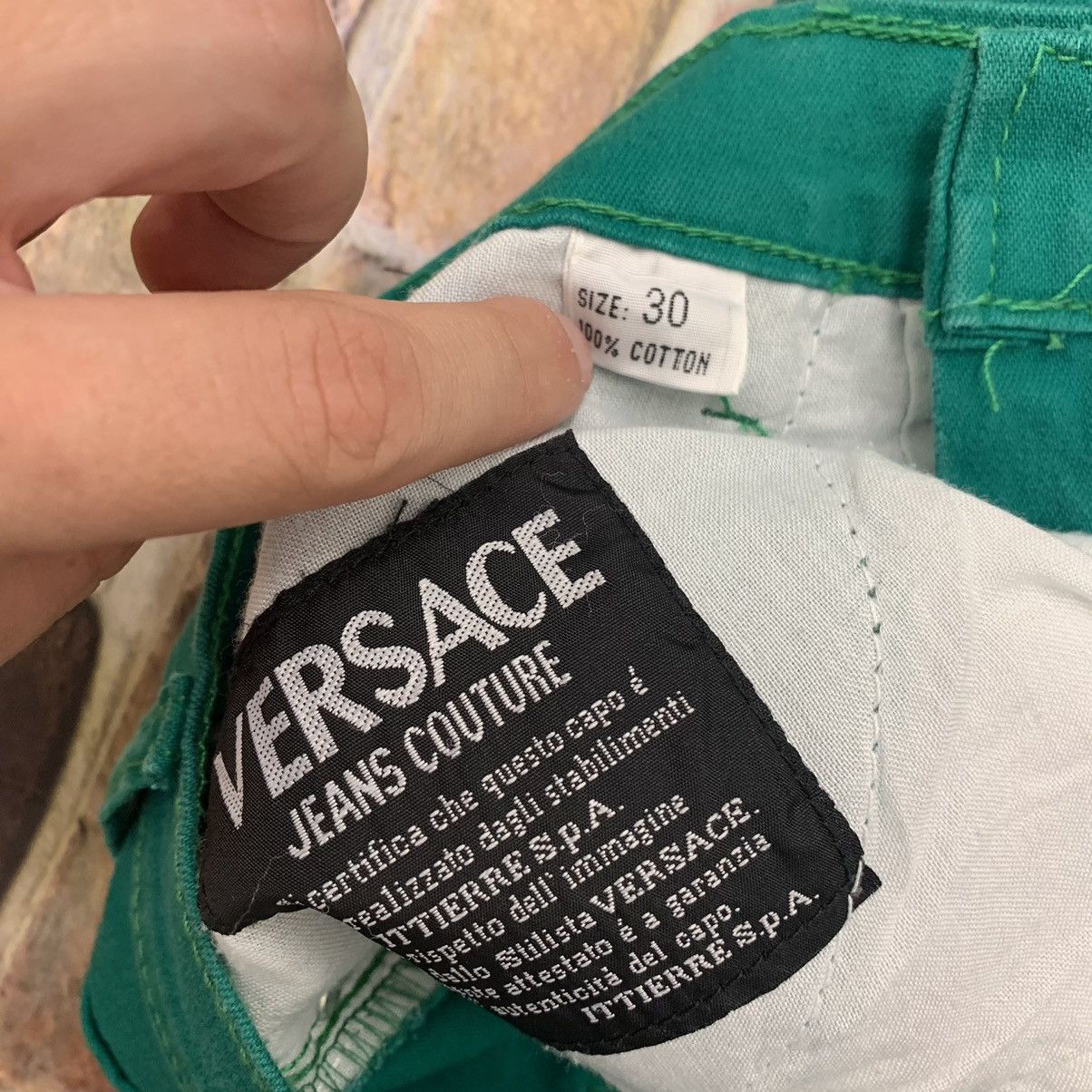 Versace × Versace Jeans Couture × Vintage Vintage Versace jeans Size US 30 / EU 46 - 5 Thumbnail