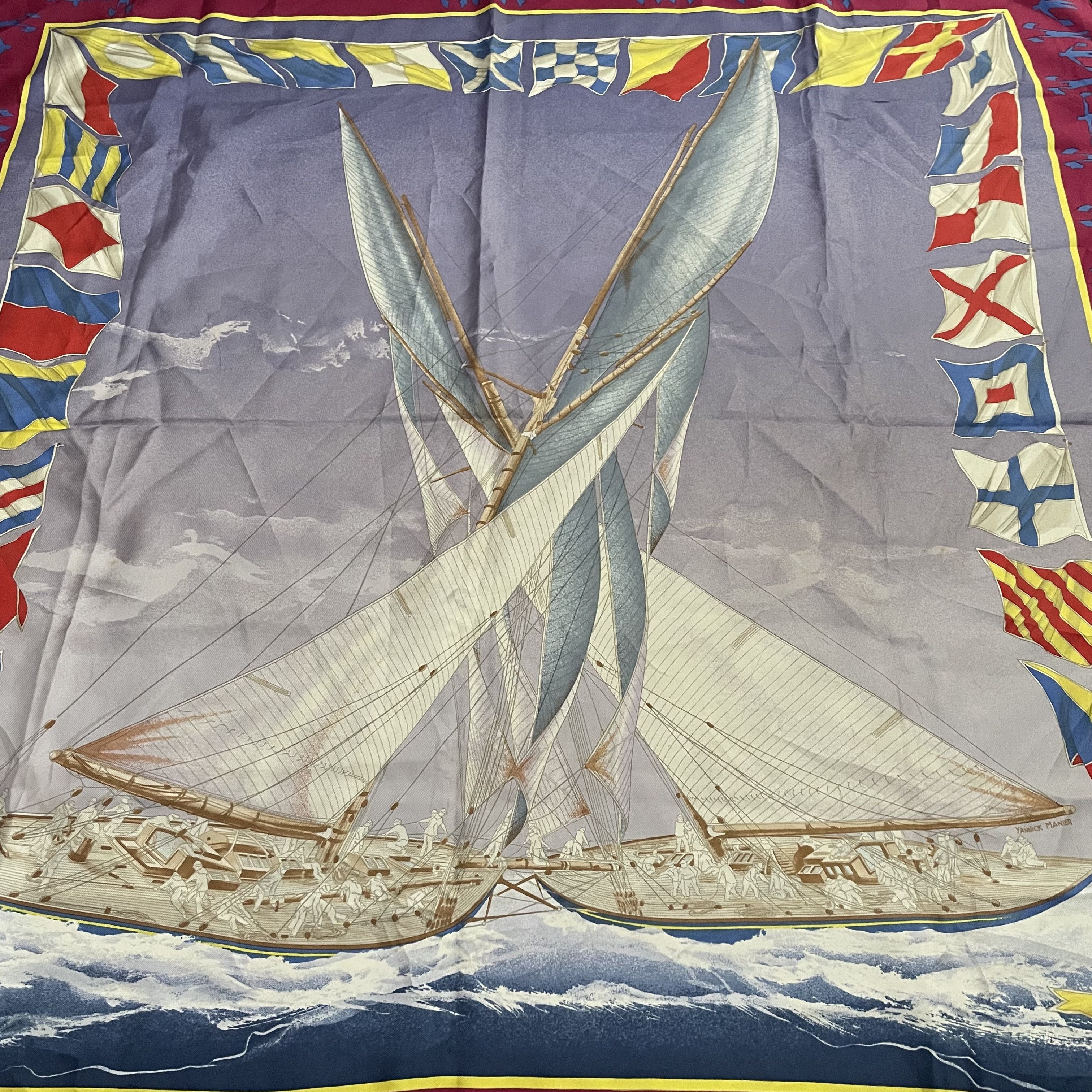 Hermes Hermes Neiman Marcus En Course Scarf Size ONE SIZE - 2 Thumbnail