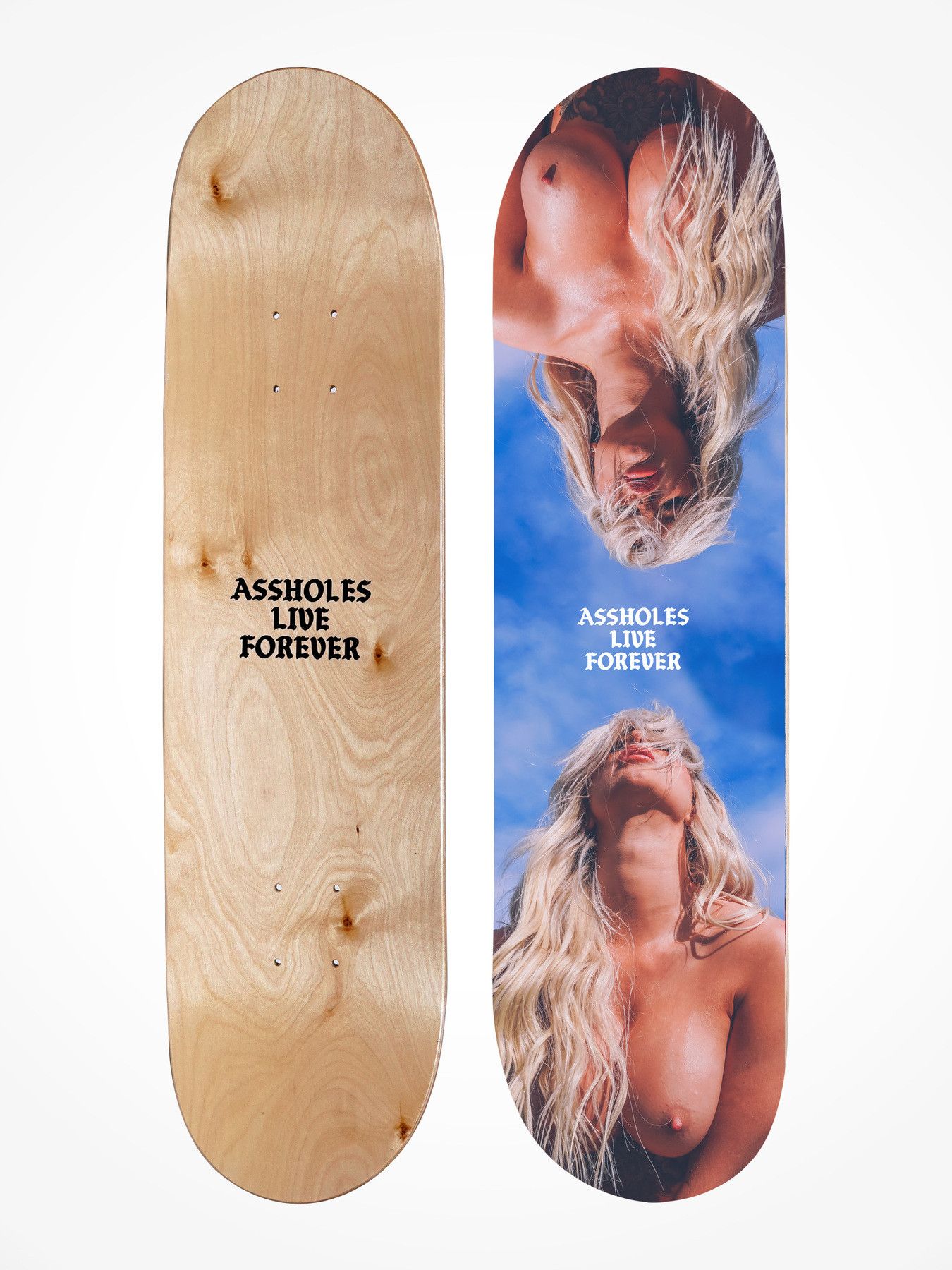 Other *RARE SET OF 2* A$$HOLES LIVE FOREVER SKATE DECK SKATEBOARD Size ONE SIZE - 3 Thumbnail