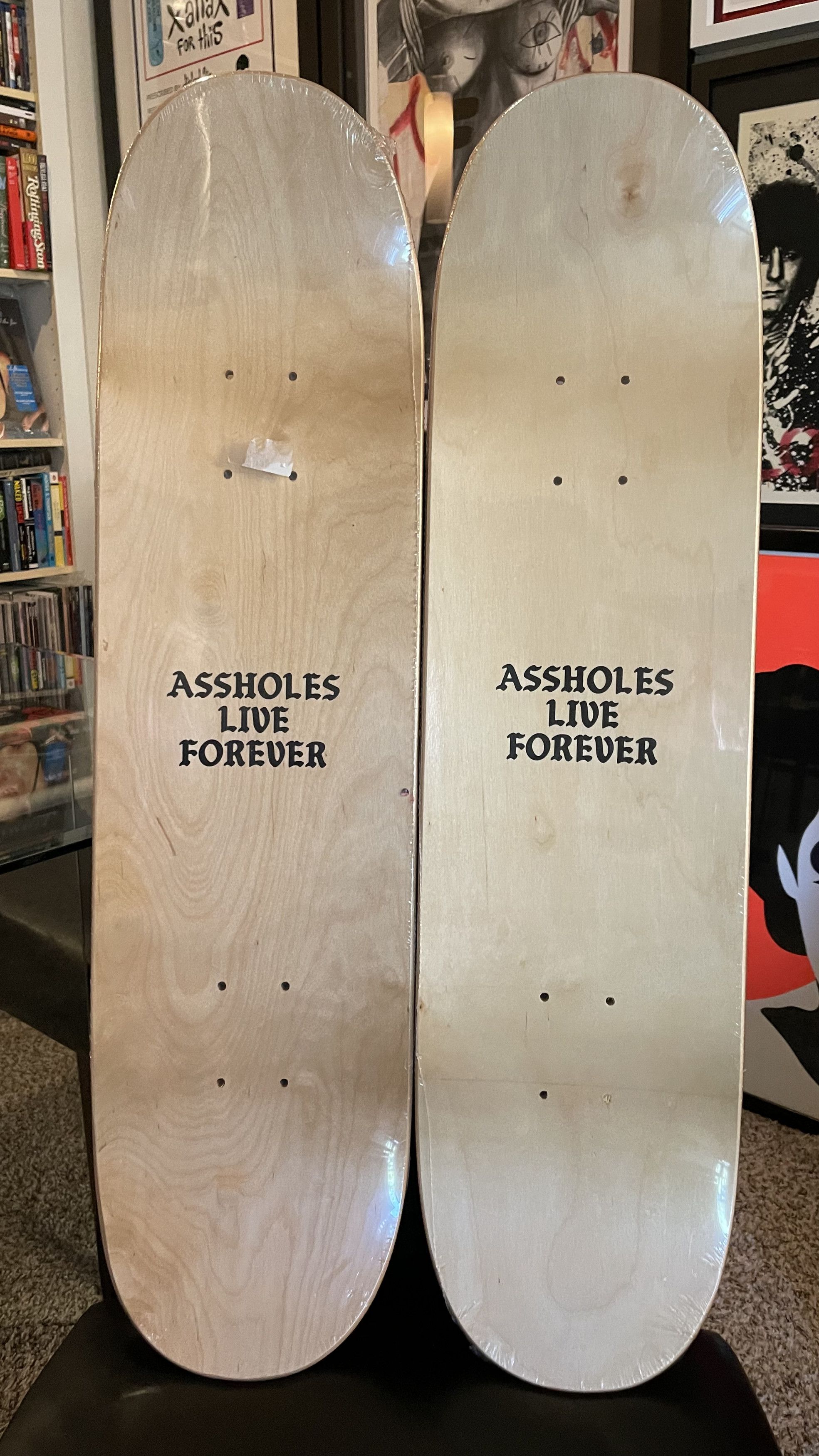 Other *RARE SET OF 2* A$$HOLES LIVE FOREVER SKATE DECK SKATEBOARD Size ONE SIZE - 2 Thumbnail