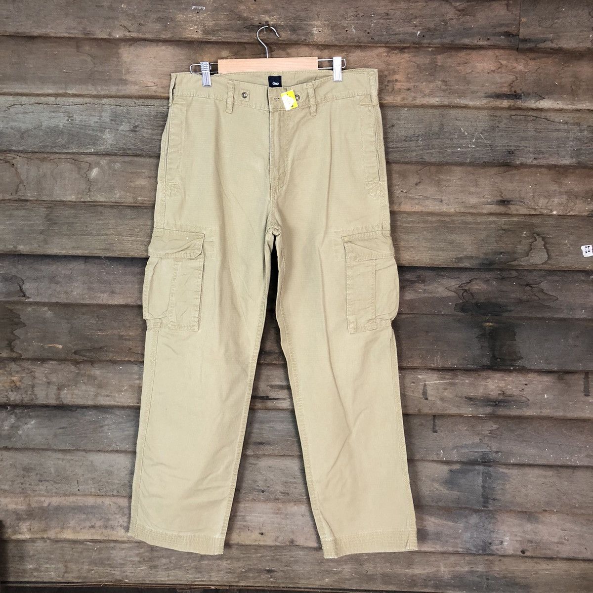 Japanese Brand Gap Brown utility multipocket tactical Cargo Pants #4467 Size US 33 - 1 Thumbnail