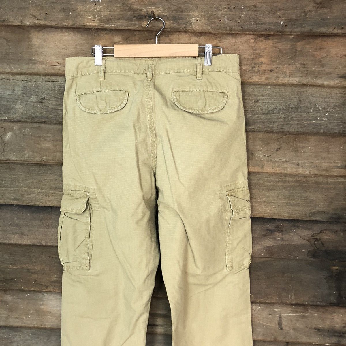 Japanese Brand Gap Brown utility multipocket tactical Cargo Pants #4467 Size US 33 - 12 Thumbnail