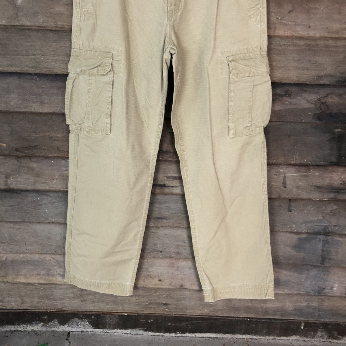 Japanese Brand Gap Brown utility multipocket tactical Cargo Pants #4467 Size US 33 - 3 Thumbnail