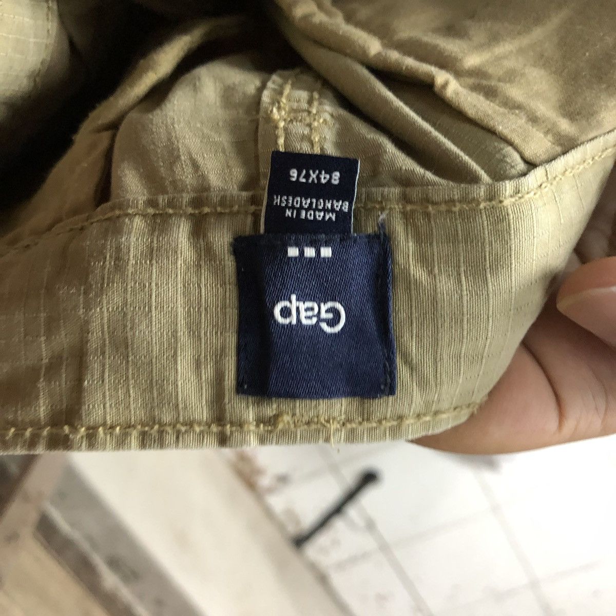 Japanese Brand Gap Brown utility multipocket tactical Cargo Pants #4467 Size US 33 - 16 Thumbnail