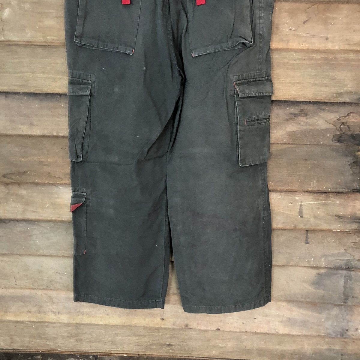 Japanese Brand × Vintage B.C Factory multi pocket utility Black Cargo Pants #4473 Size US 31 - 13 Thumbnail