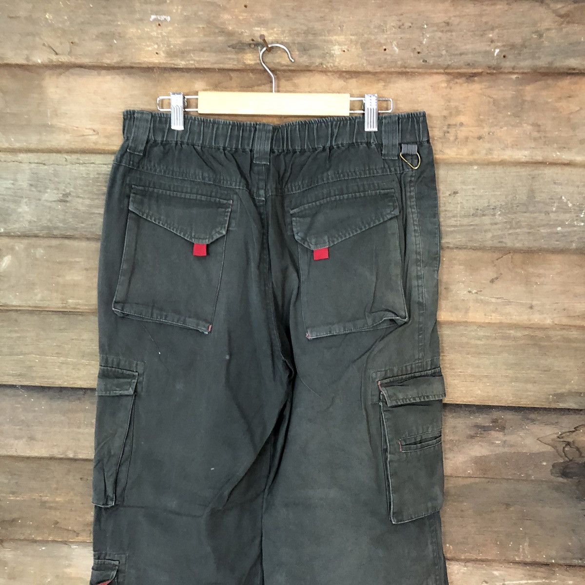 Japanese Brand × Vintage B.C Factory multi pocket utility Black Cargo Pants #4473 Size US 31 - 12 Thumbnail