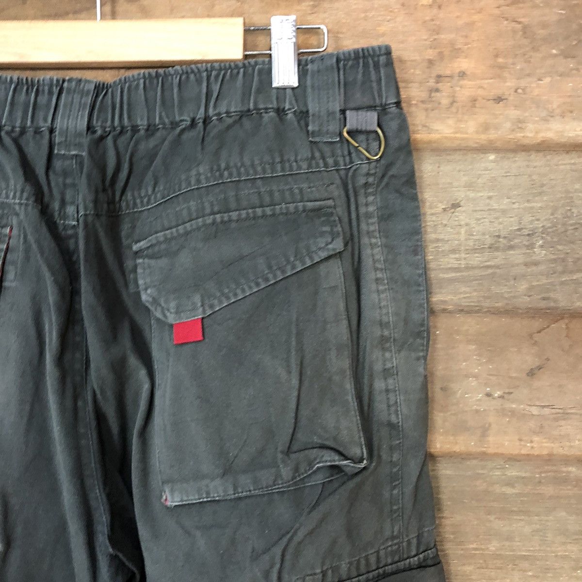 Japanese Brand × Vintage B.C Factory multi pocket utility Black Cargo Pants #4473 Size US 31 - 15 Thumbnail