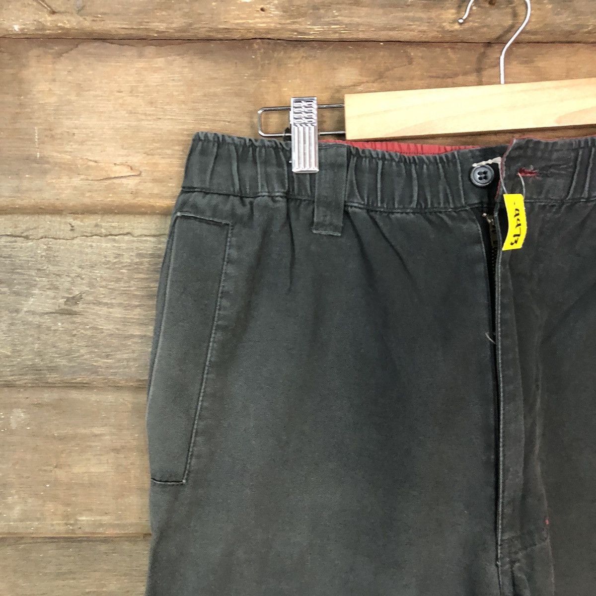 Japanese Brand × Vintage B.C Factory multi pocket utility Black Cargo Pants #4473 Size US 31 - 4 Thumbnail