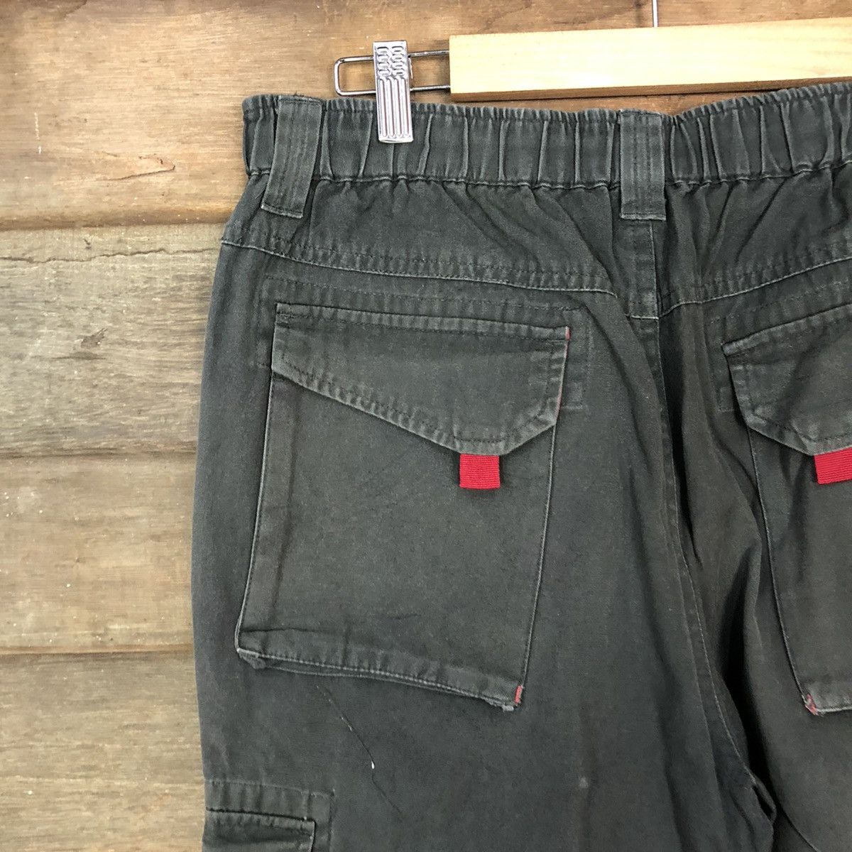 Japanese Brand × Vintage B.C Factory multi pocket utility Black Cargo Pants #4473 Size US 31 - 14 Thumbnail