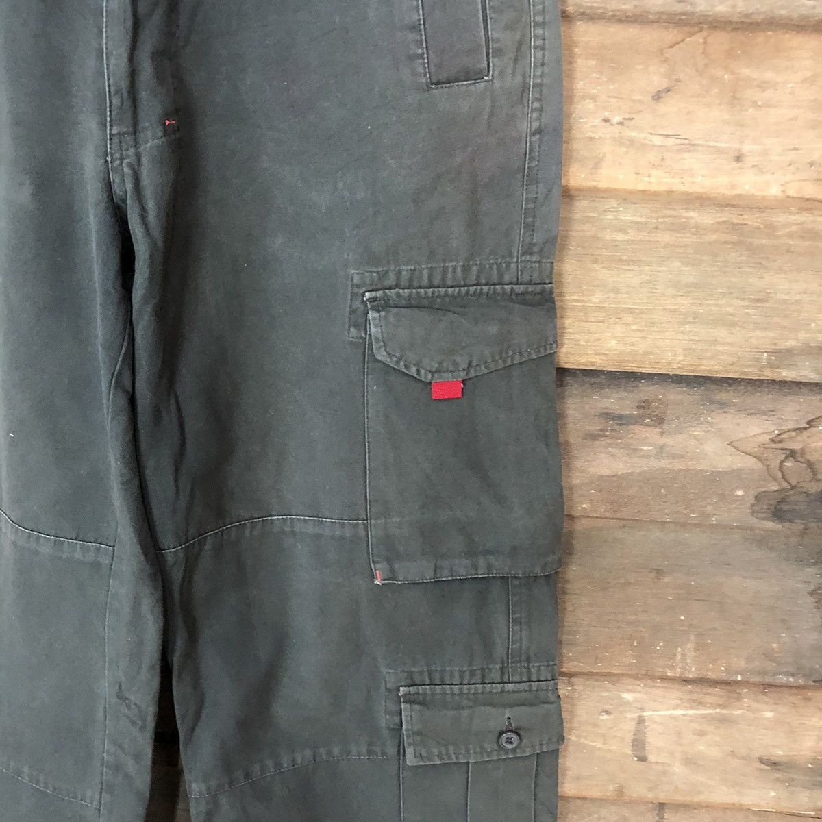 Japanese Brand × Vintage B.C Factory multi pocket utility Black Cargo Pants #4473 Size US 31 - 7 Thumbnail
