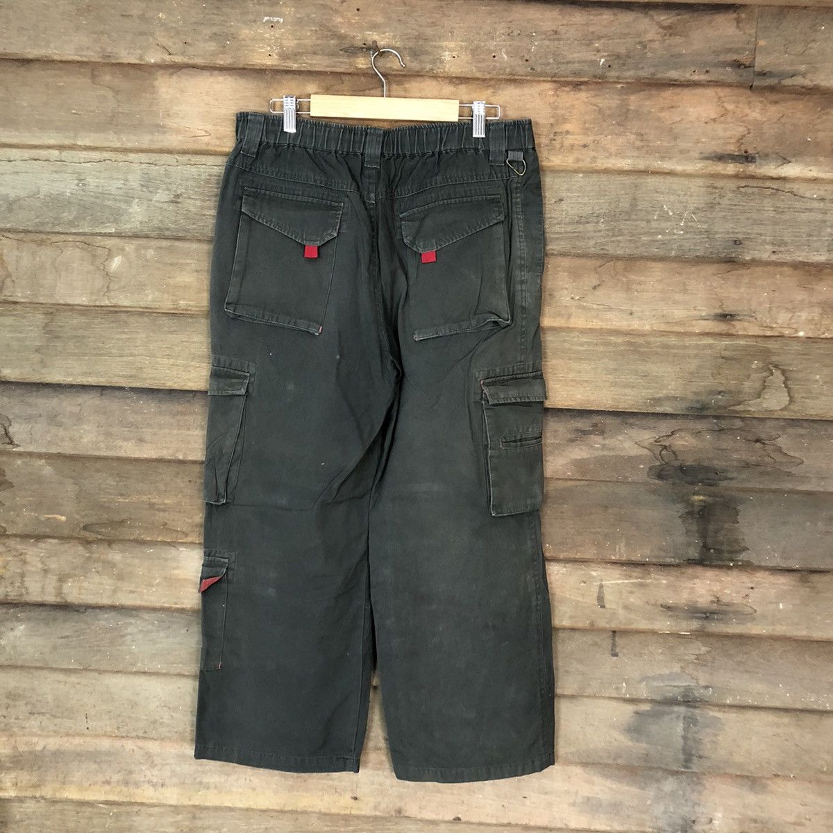 Japanese Brand × Vintage B.C Factory multi pocket utility Black Cargo Pants #4473 Size US 31 - 11 Thumbnail