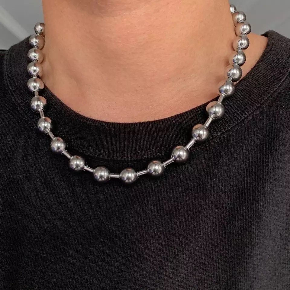 Jewelry 10mm Ball Chain necklace Size ONE SIZE - 1 Thumbnail